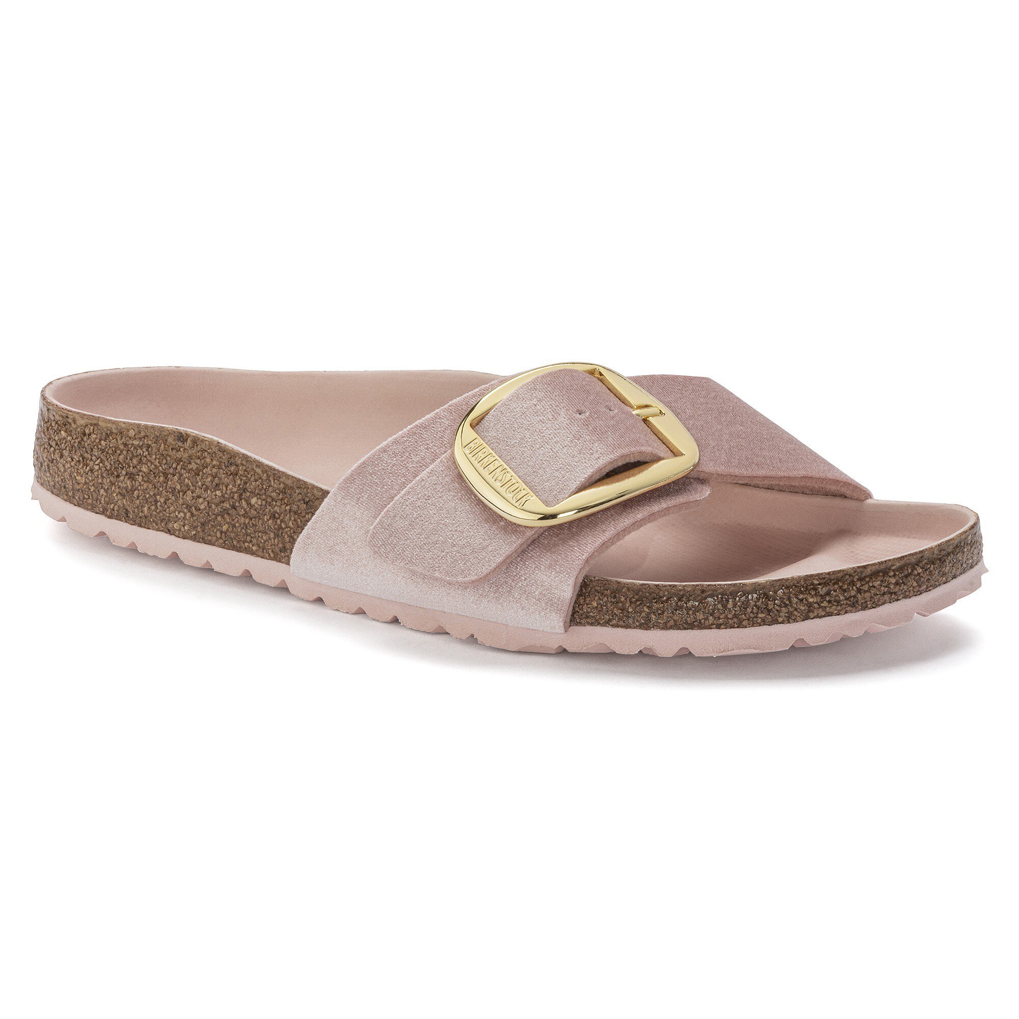 Afbrydelse Absorbere Kostume Madrid Big Buckle Velvet Light Rose | BIRKENSTOCK