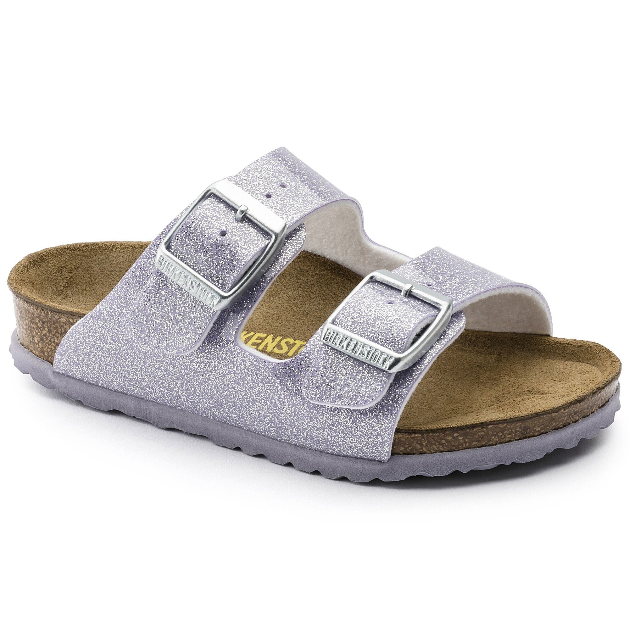 birkenstock arizona lavender suede