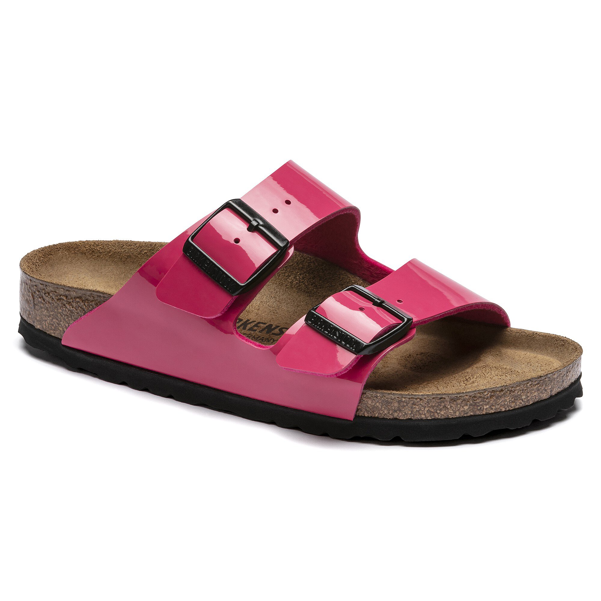 fuschia birkenstocks