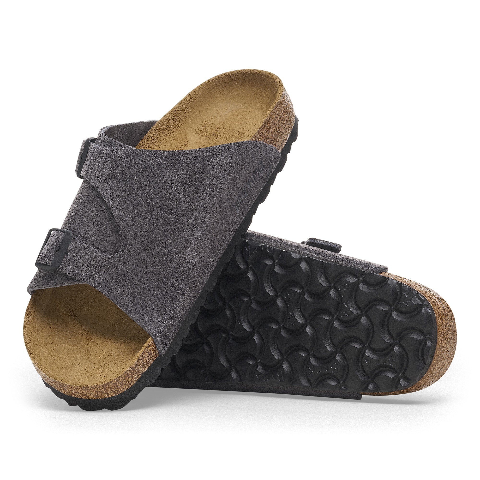 Zürich Suede Leather Velvet Grey | BIRKENSTOCK