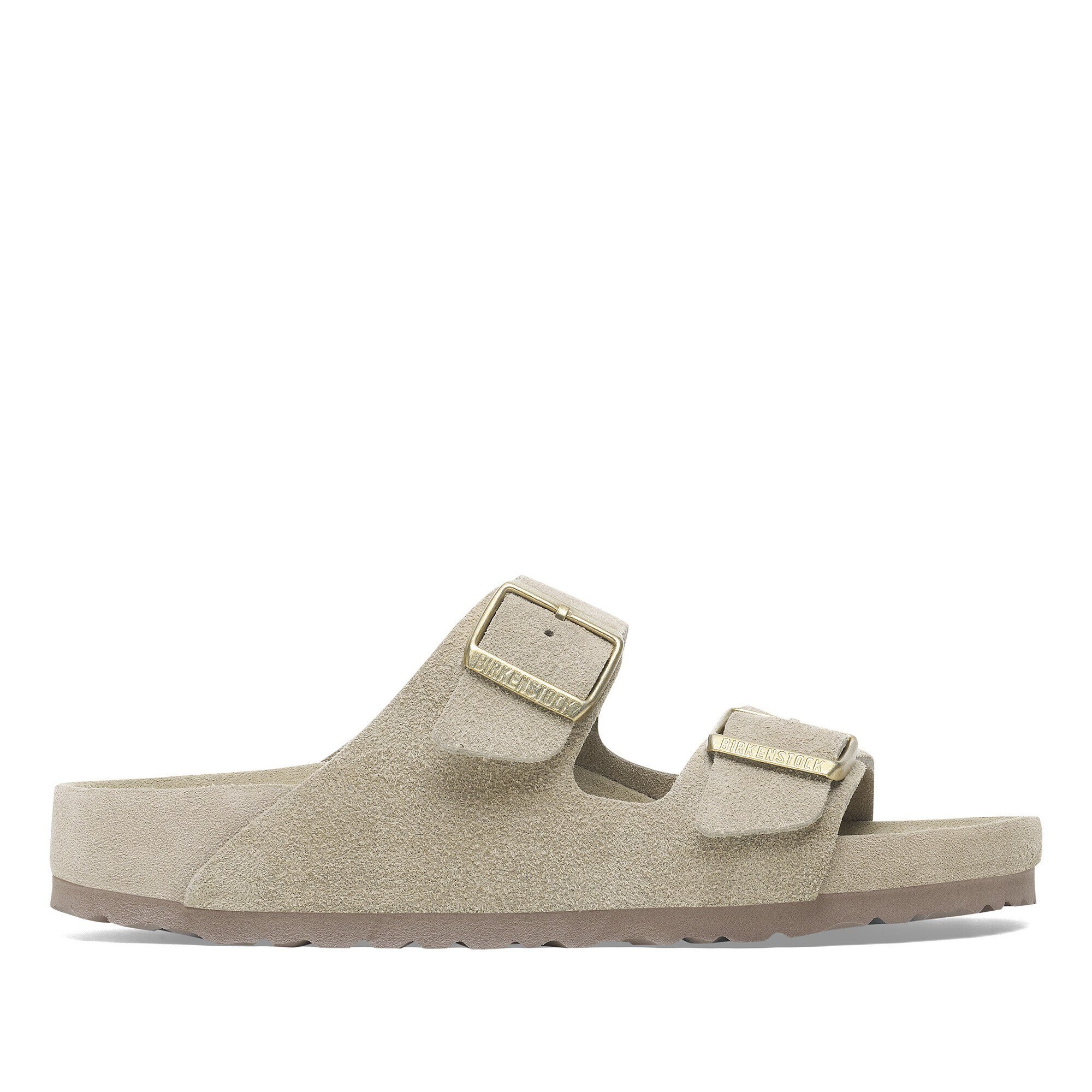 サンダル・ミュール BIRKENSTOCK Arizona bs suede sandals Arizona Suede Leather Taupe | BIRKENSTOCK