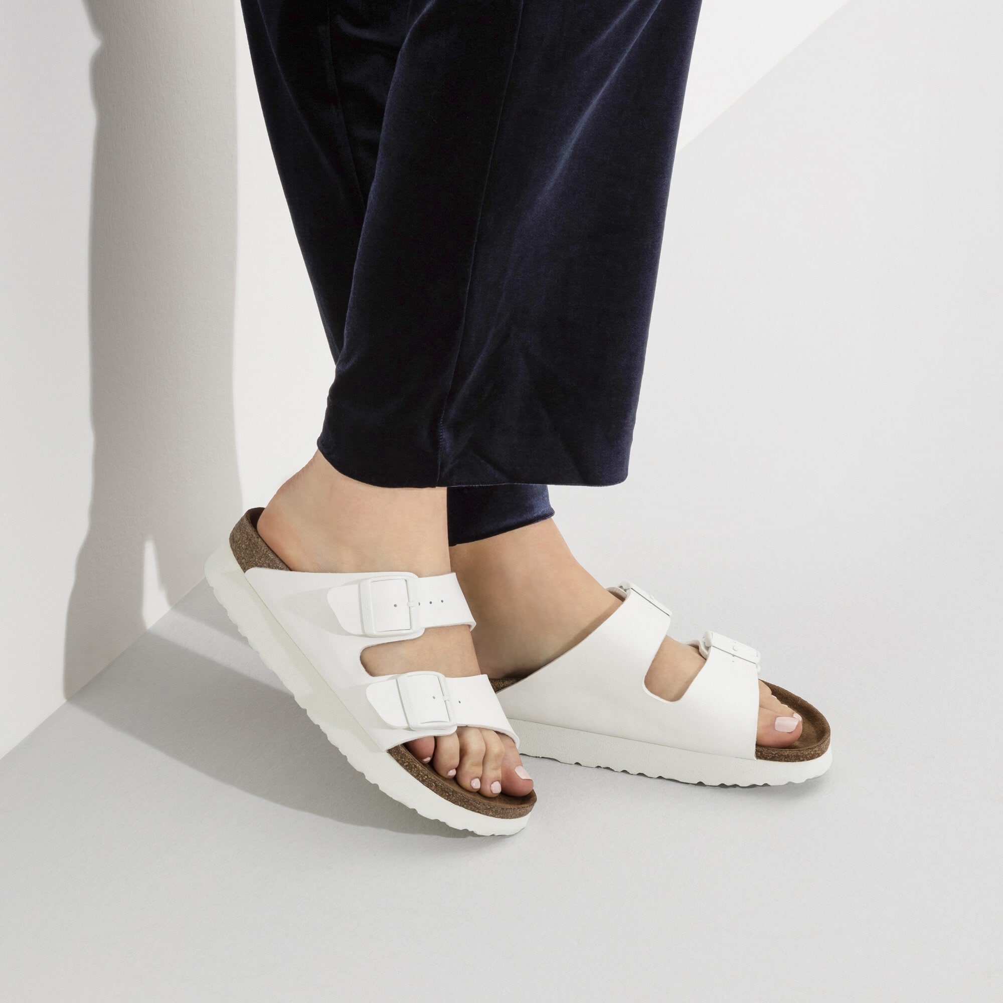 Styre Ni græsplæne Arizona Platform Vegan Birko-Flor White | BIRKENSTOCK