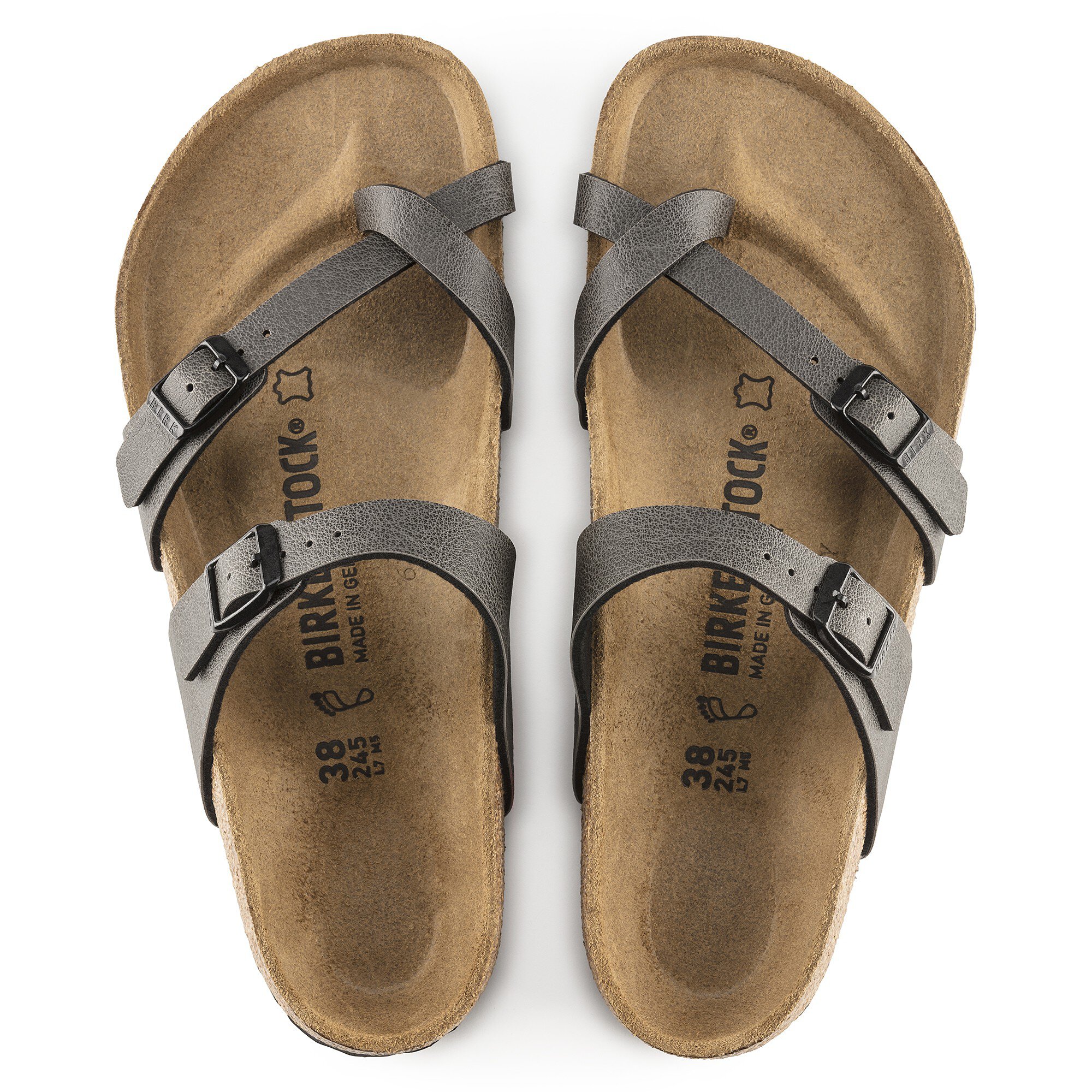 birkenstock mayari pull up anthracite