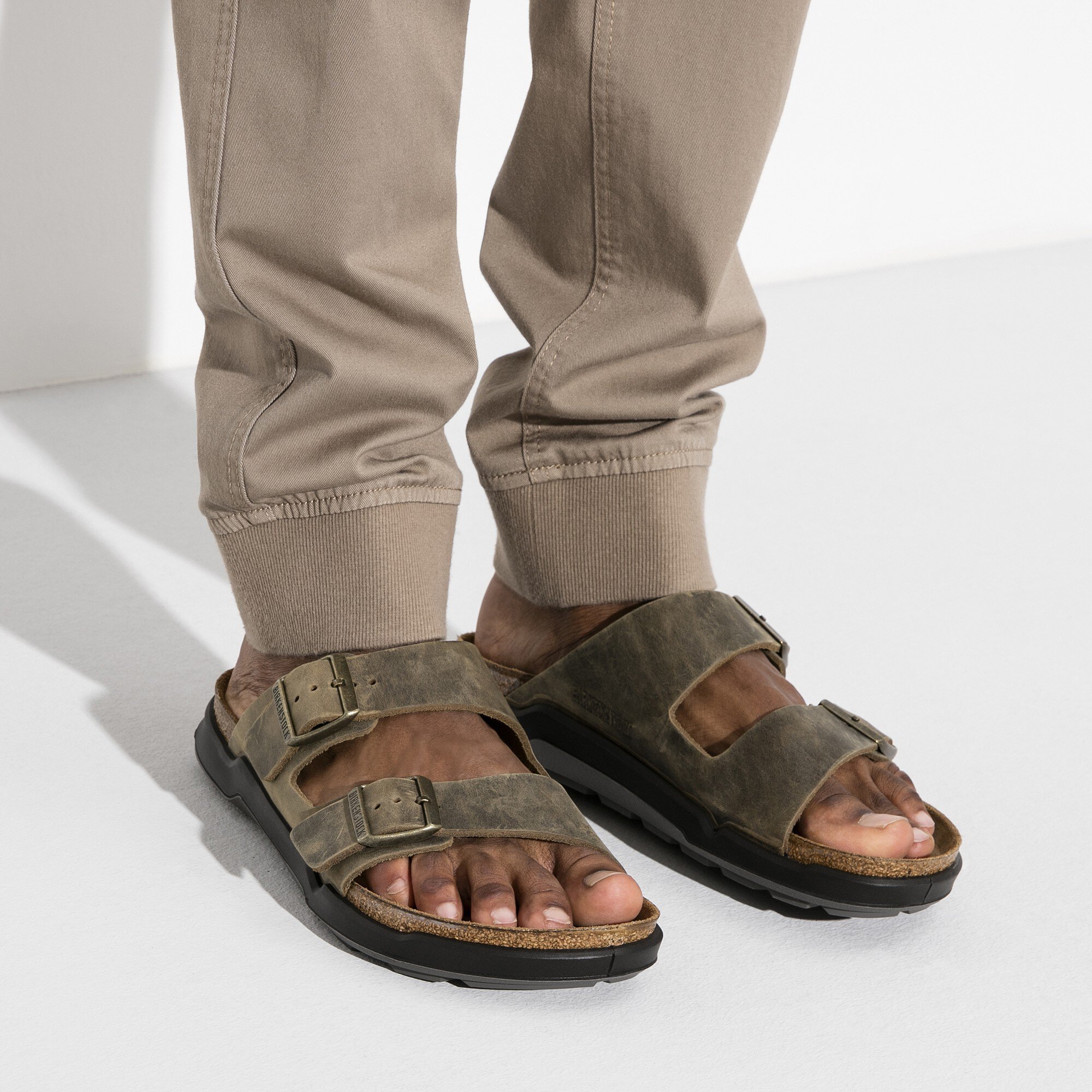 arizona faded khaki birkenstock