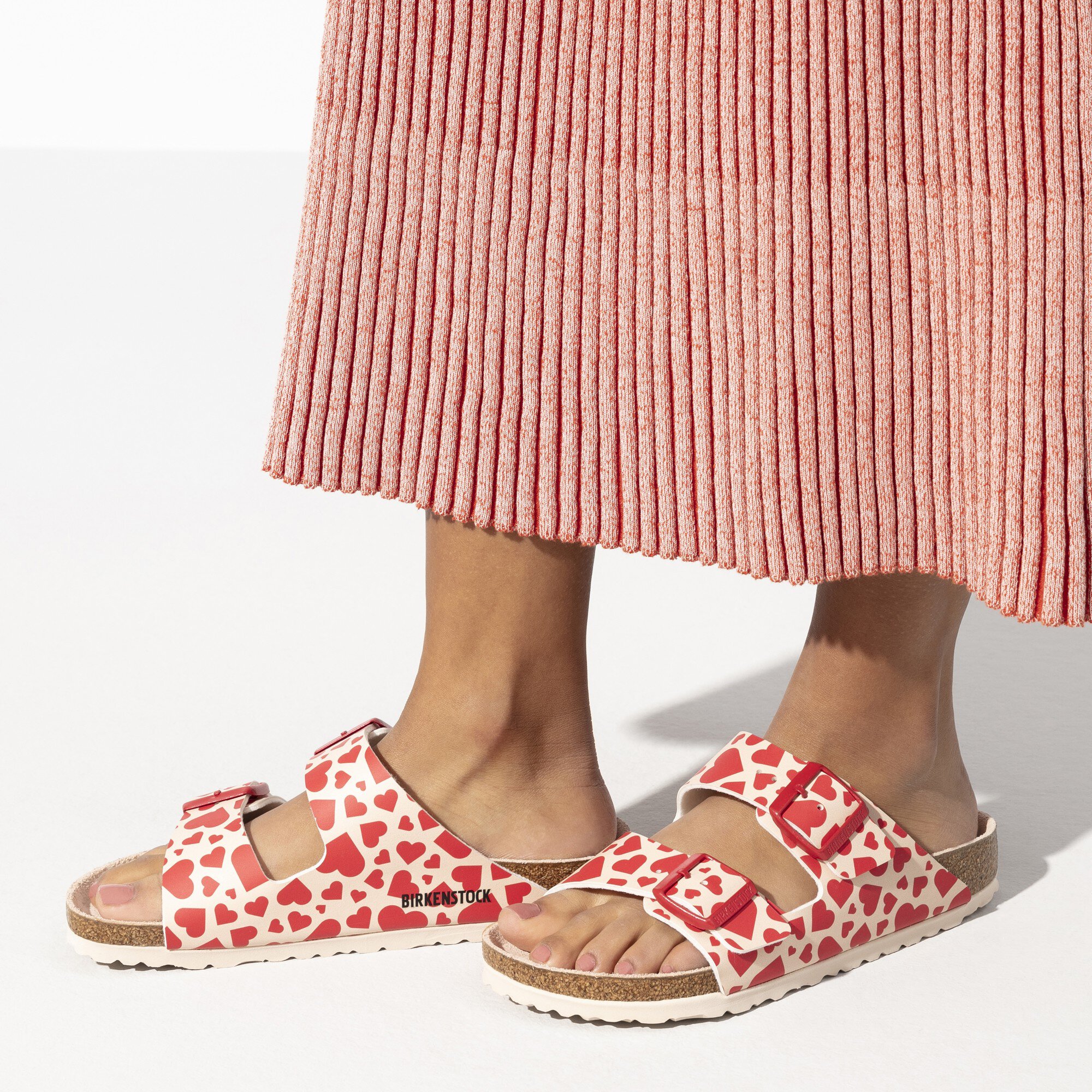 Birkenstock arizona hearts red Clearance