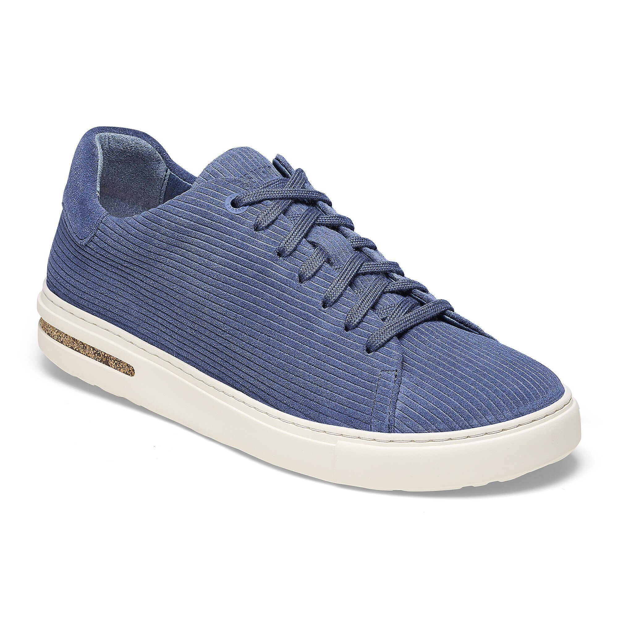 Bend Low Suede Leather Embossed Corduroy Indigo BIRKENSTOCK
