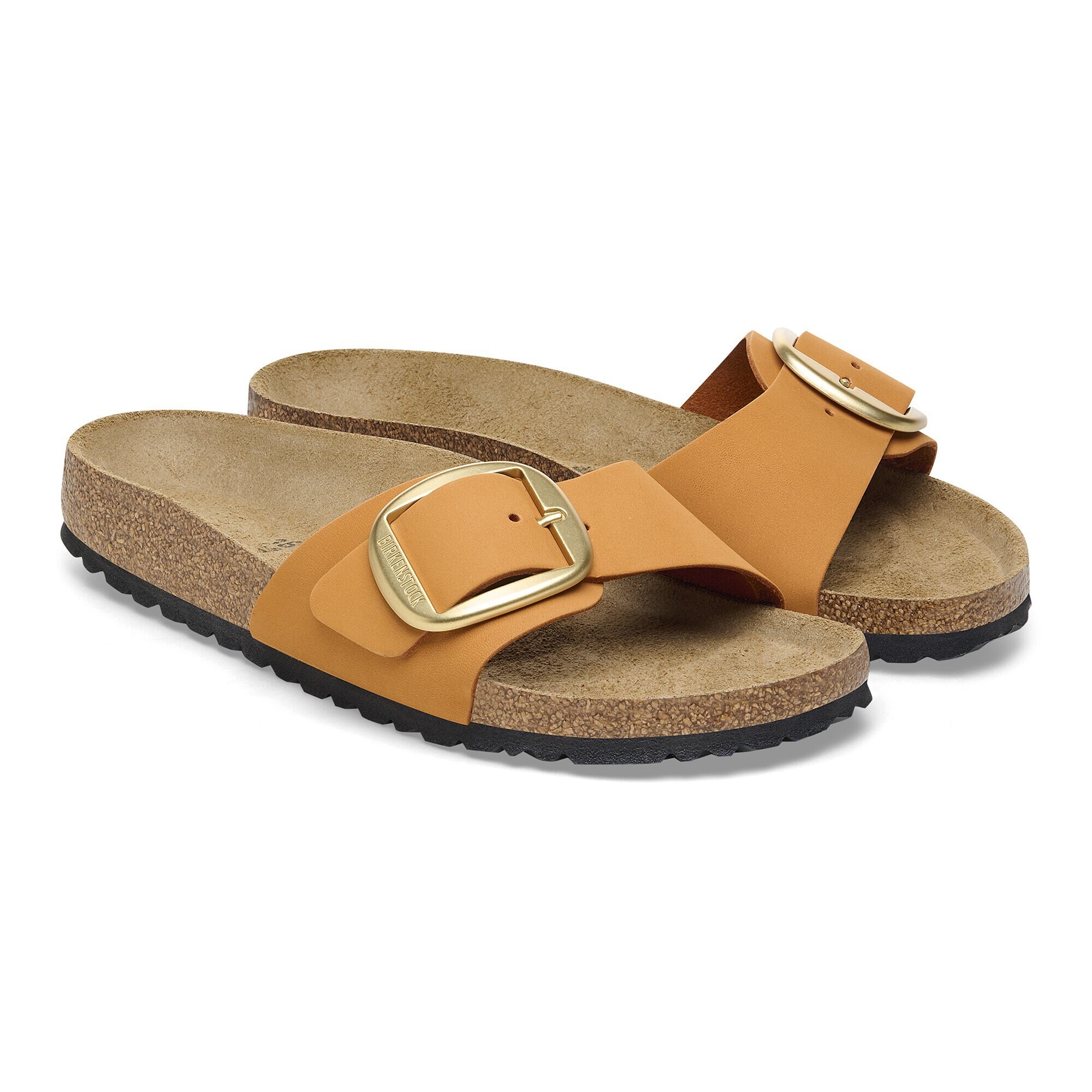 Madrid Big Buckle Nubuck Leather Burnt Orange BIRKENSTOCK