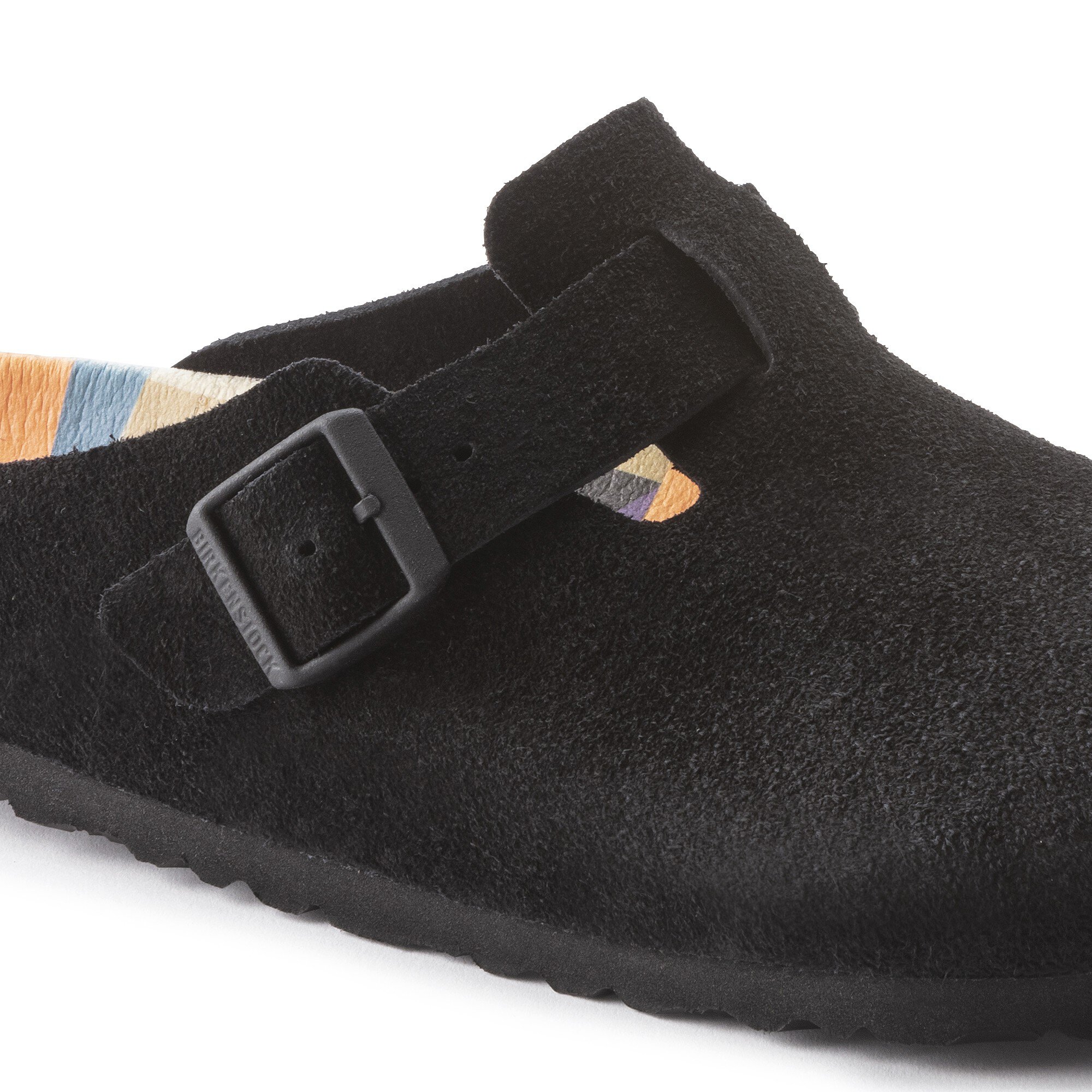 The shoe surgeon Birkenstock sneaker slide in black suede NEW US 39 / 8