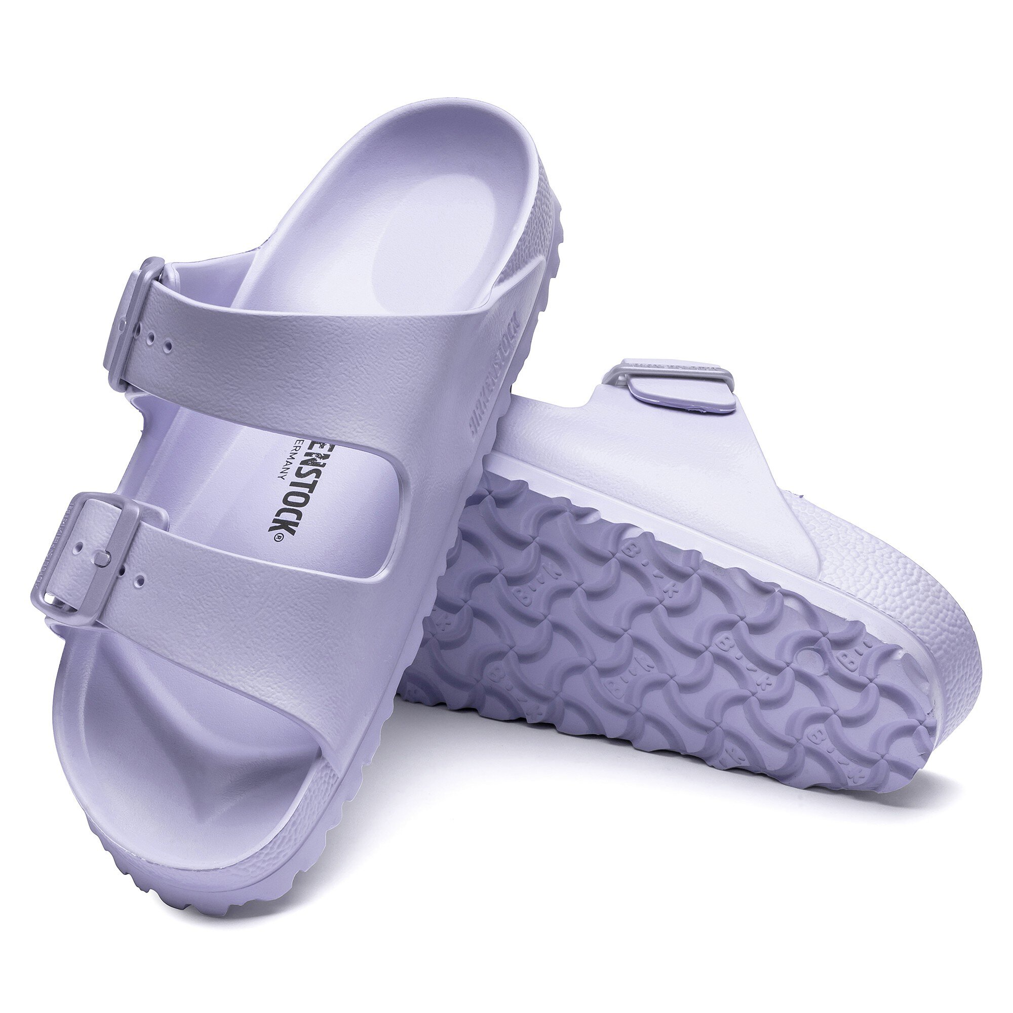 rubber birkenstock purple