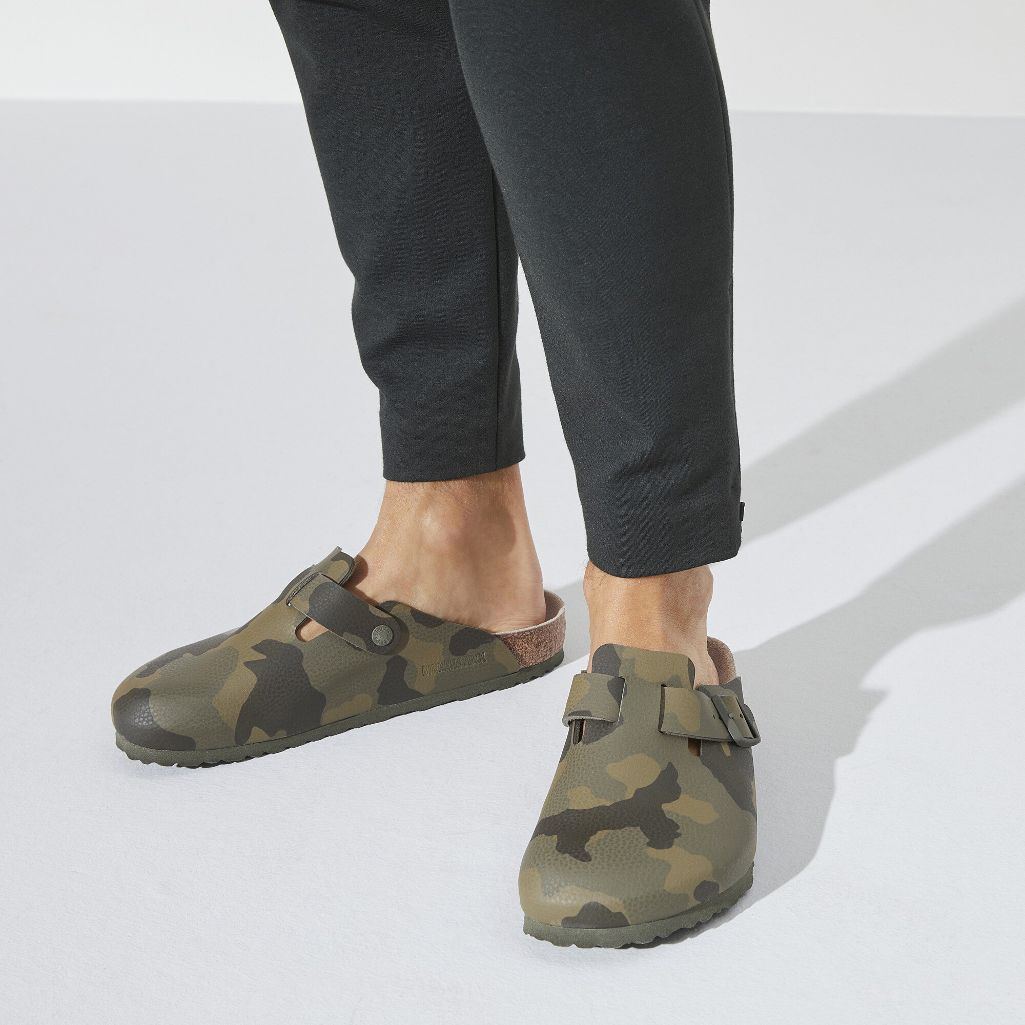 Tenen Ongelofelijk Mount Bank Boston Birko-Flor Desert Soil Camo Green | BIRKENSTOCK