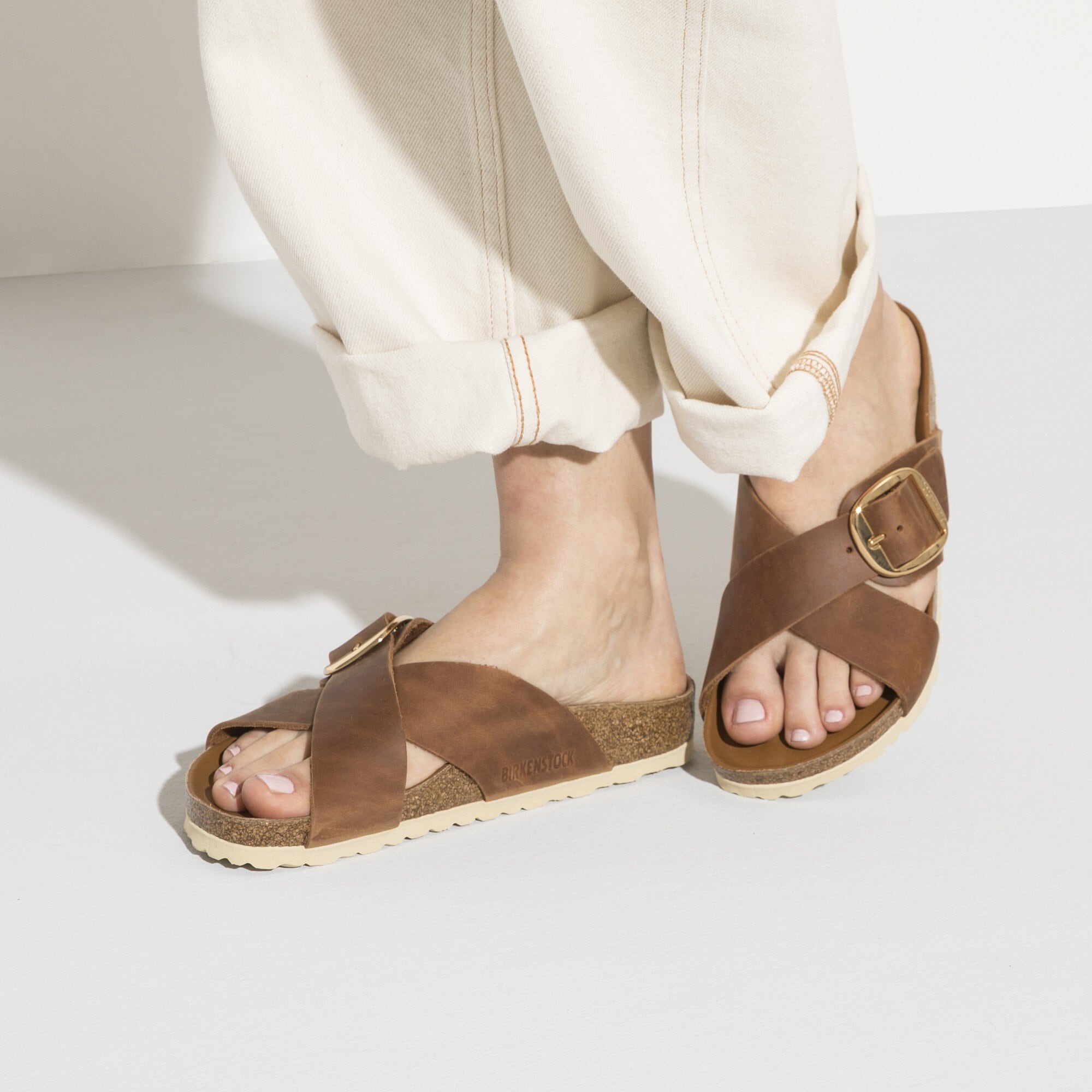 Siena Big Oiled Leather Cognac | BIRKENSTOCK