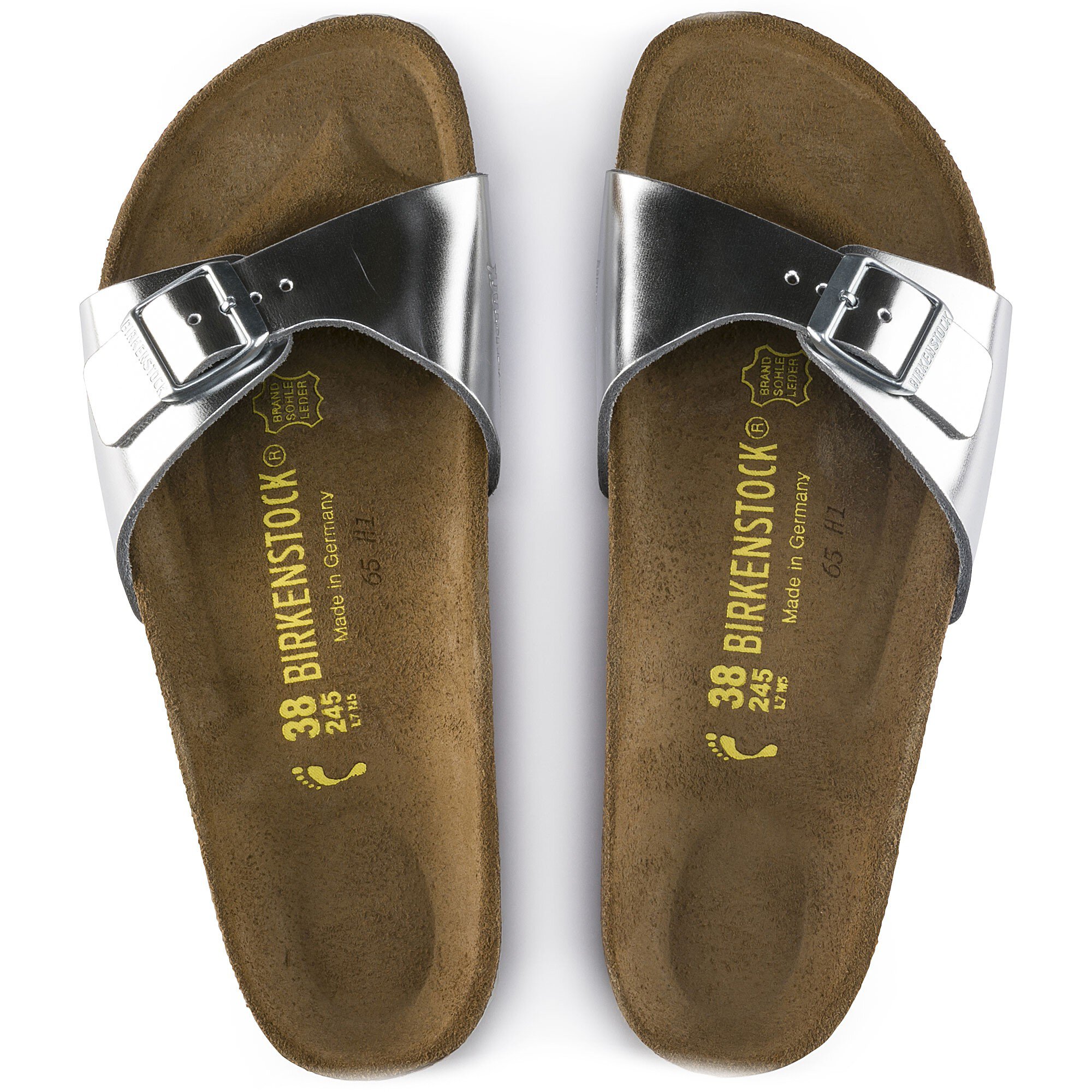 Birkenstock madrid online metallic silver