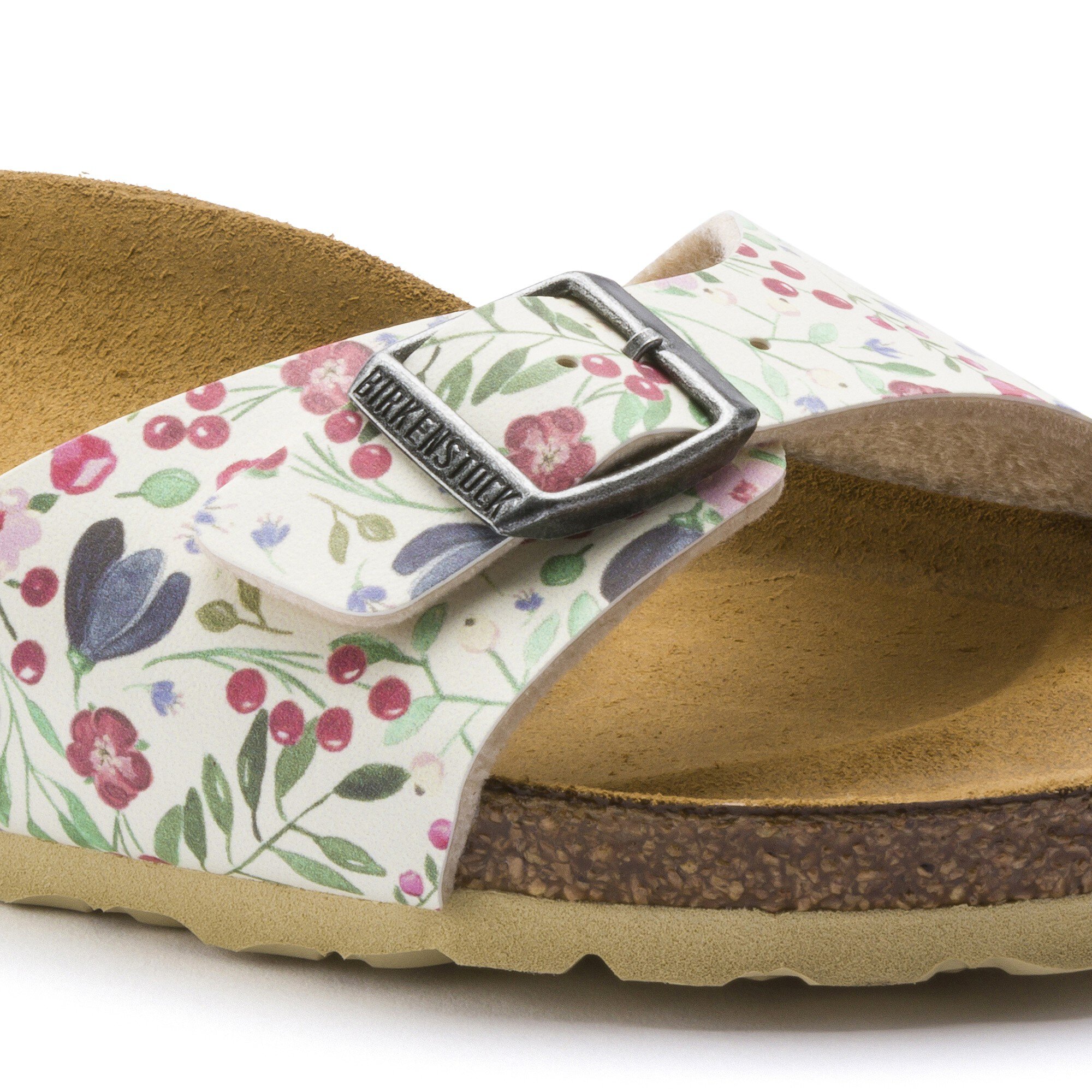 birkenstock meadow flowers beige