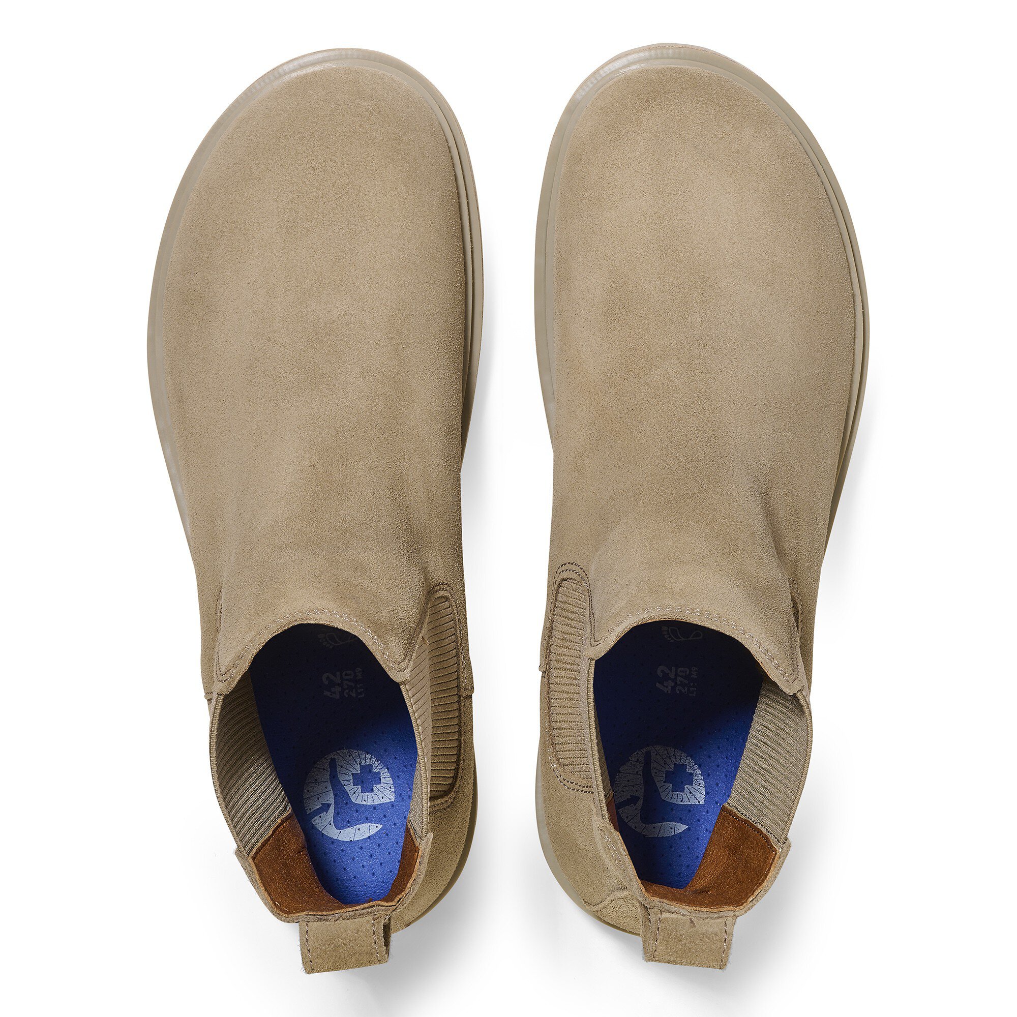 Highwood Slip On Men Suede Leather Taupe | BIRKENSTOCK
