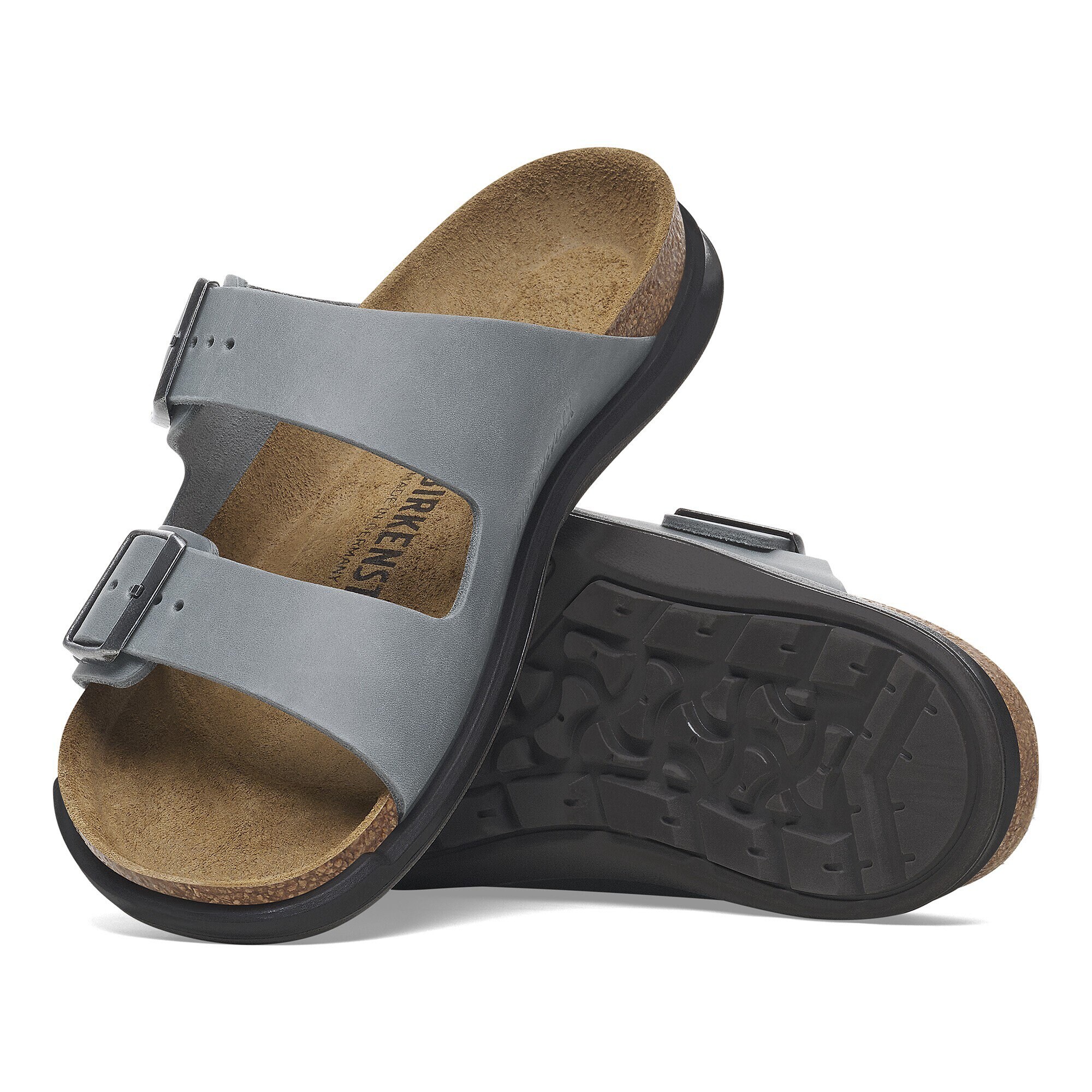 シューズ・サンダルその他 BIRKENSTOCK Women Sandals 1026807 GRAY Grey Arizona Leather Mineral Gray | BIRKENSTOCK
