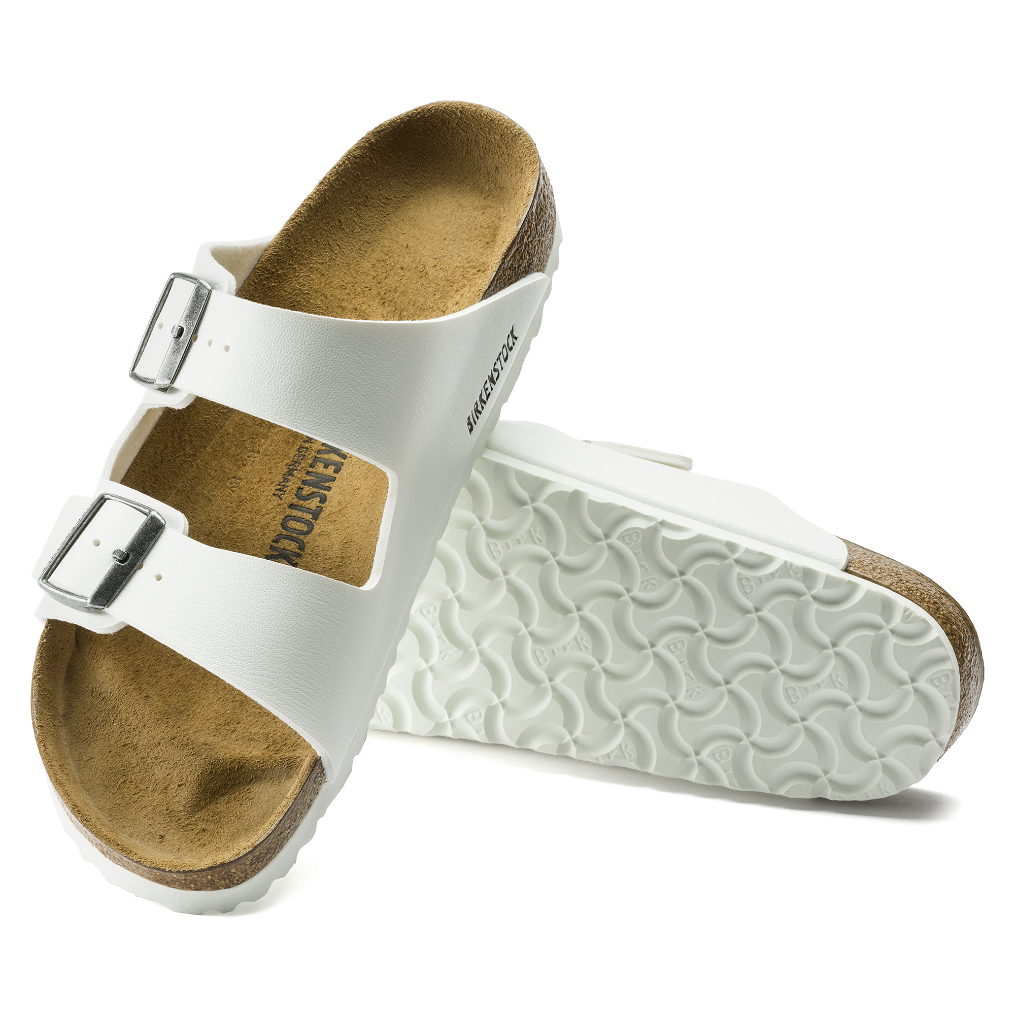 birkenstocks white sandals