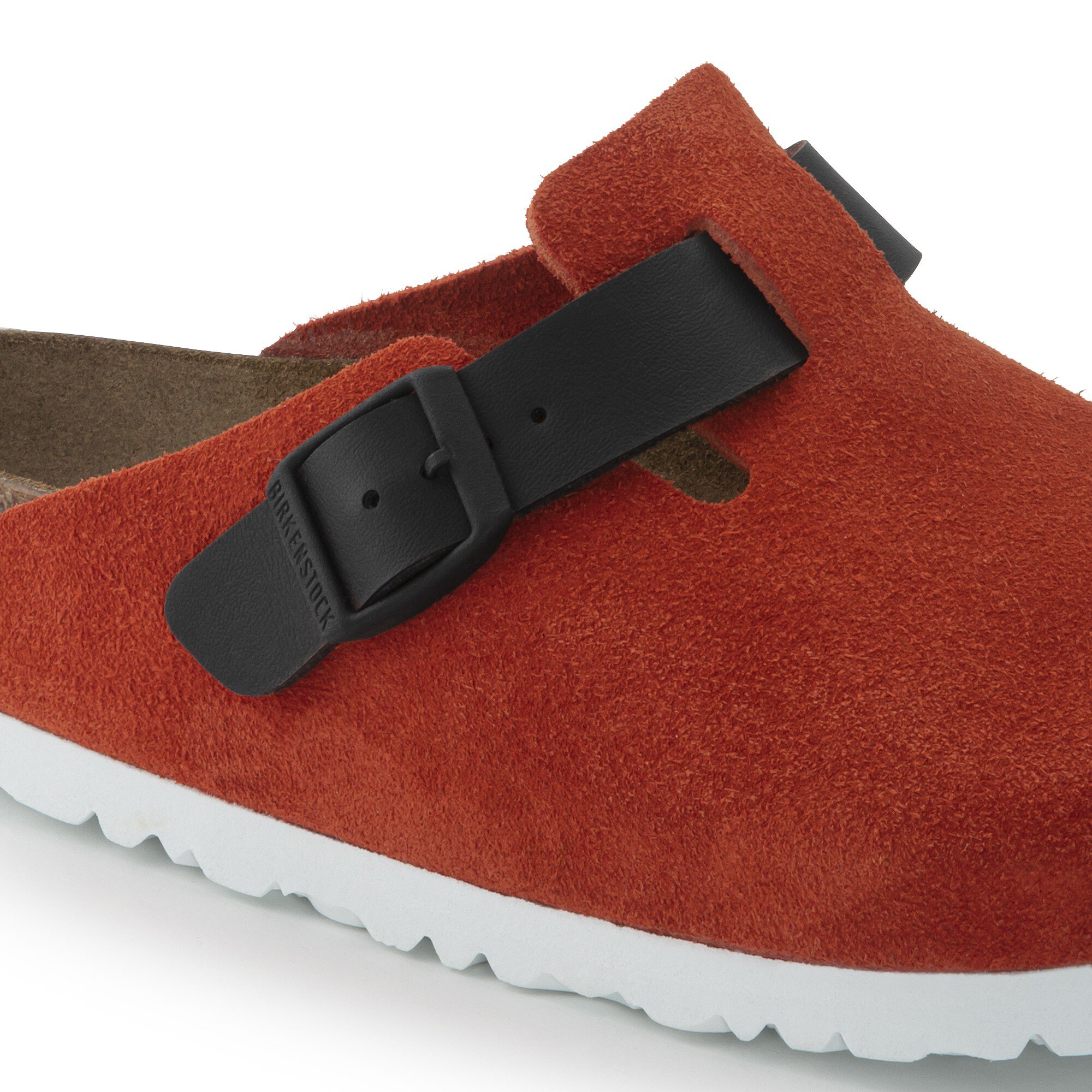 Birkenstock boston port suede on sale