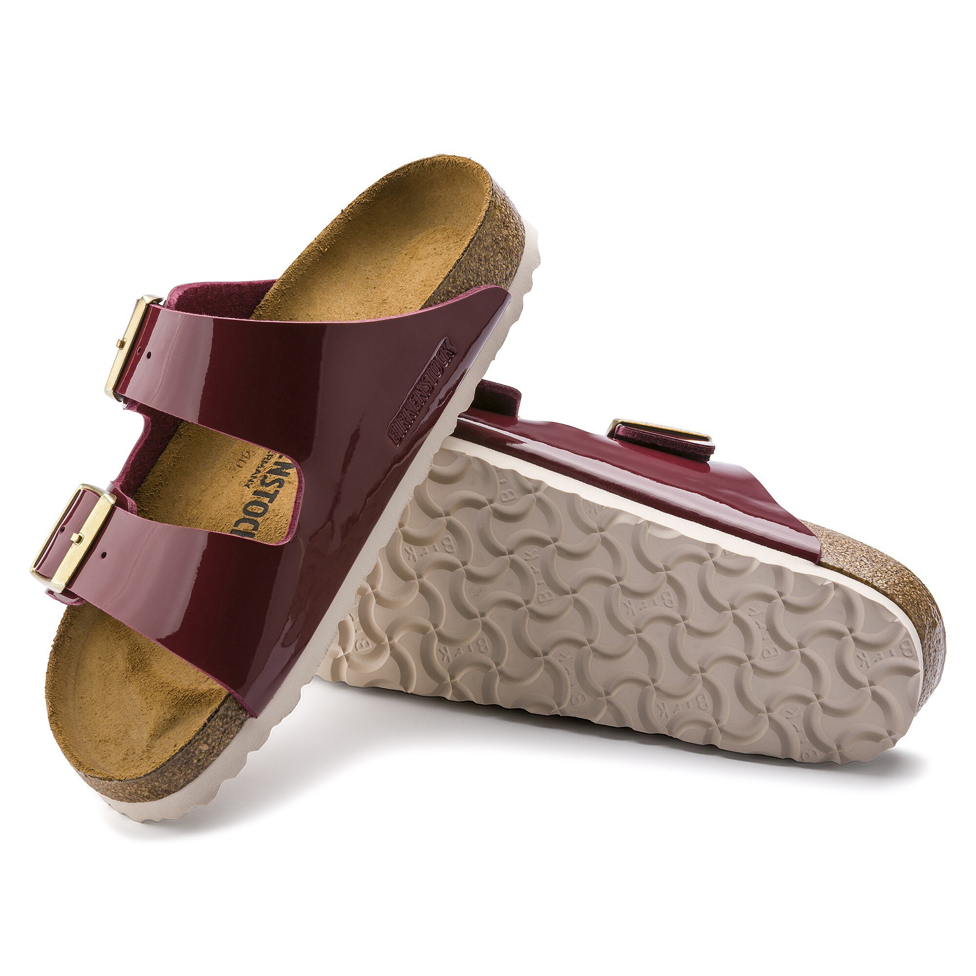Birkenstock Patent Bordeaux 2025 | www.wlasnyport.pl