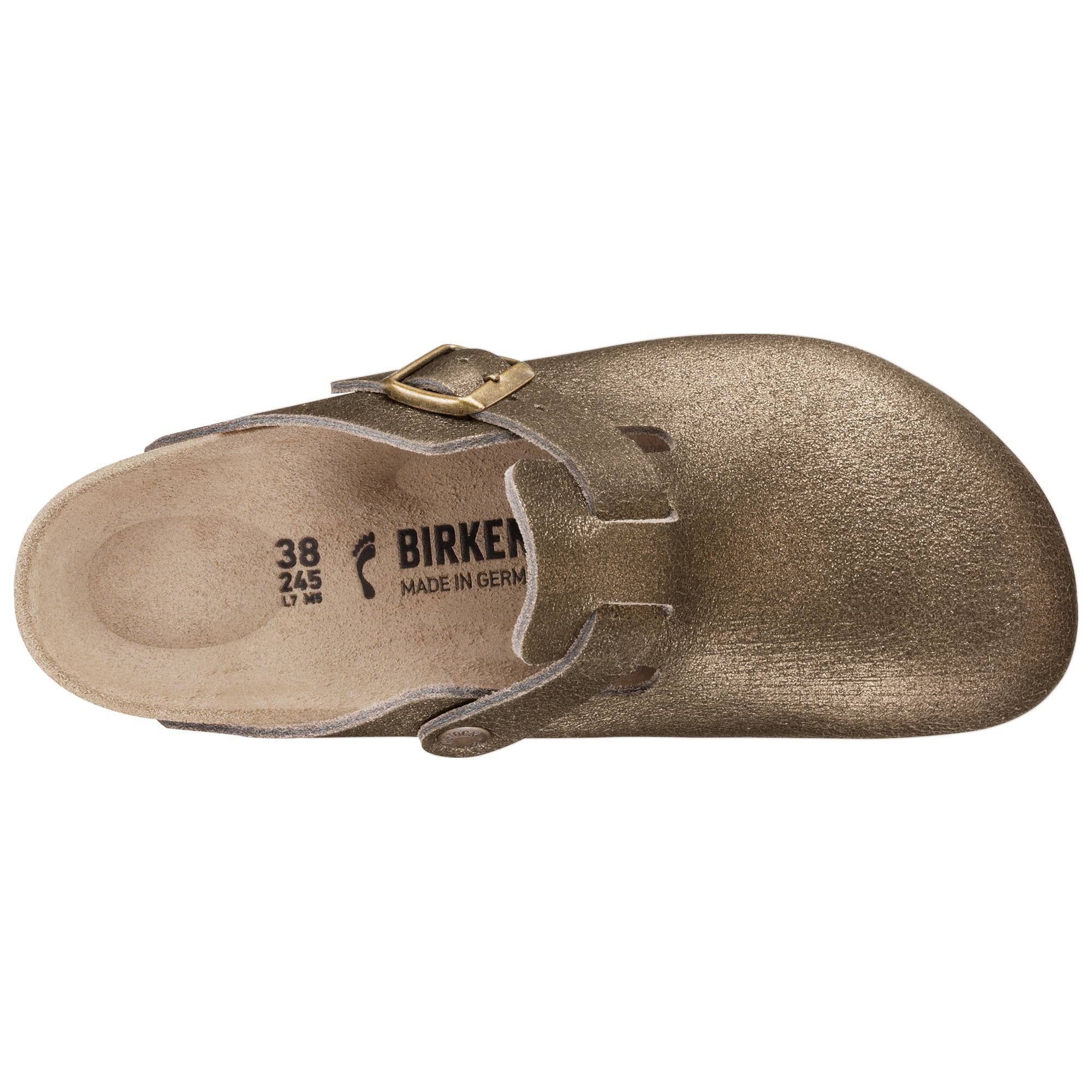 birkenstock boston gold