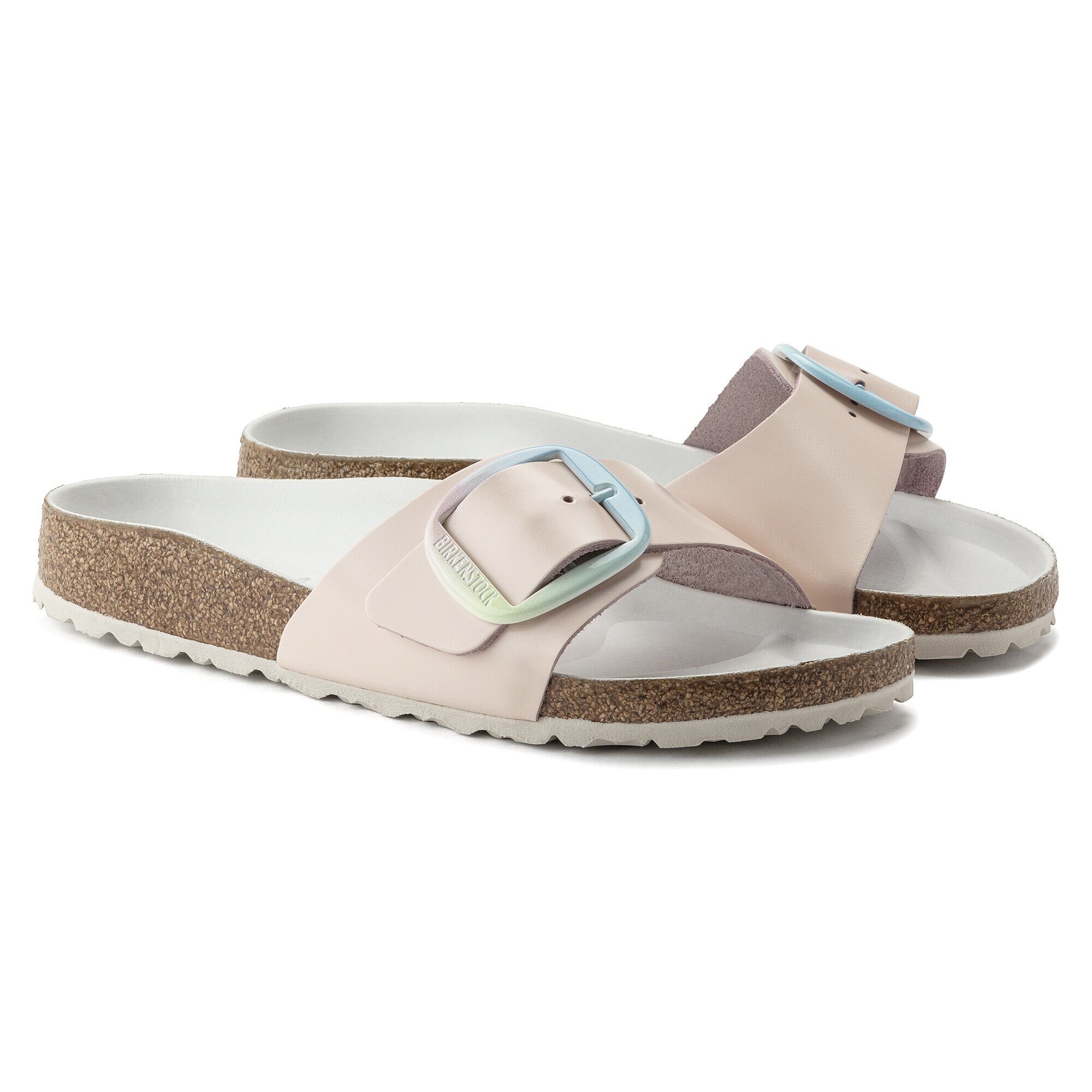 Madrid Big Buckle Natural Leather Light Rose BIRKENSTOCK