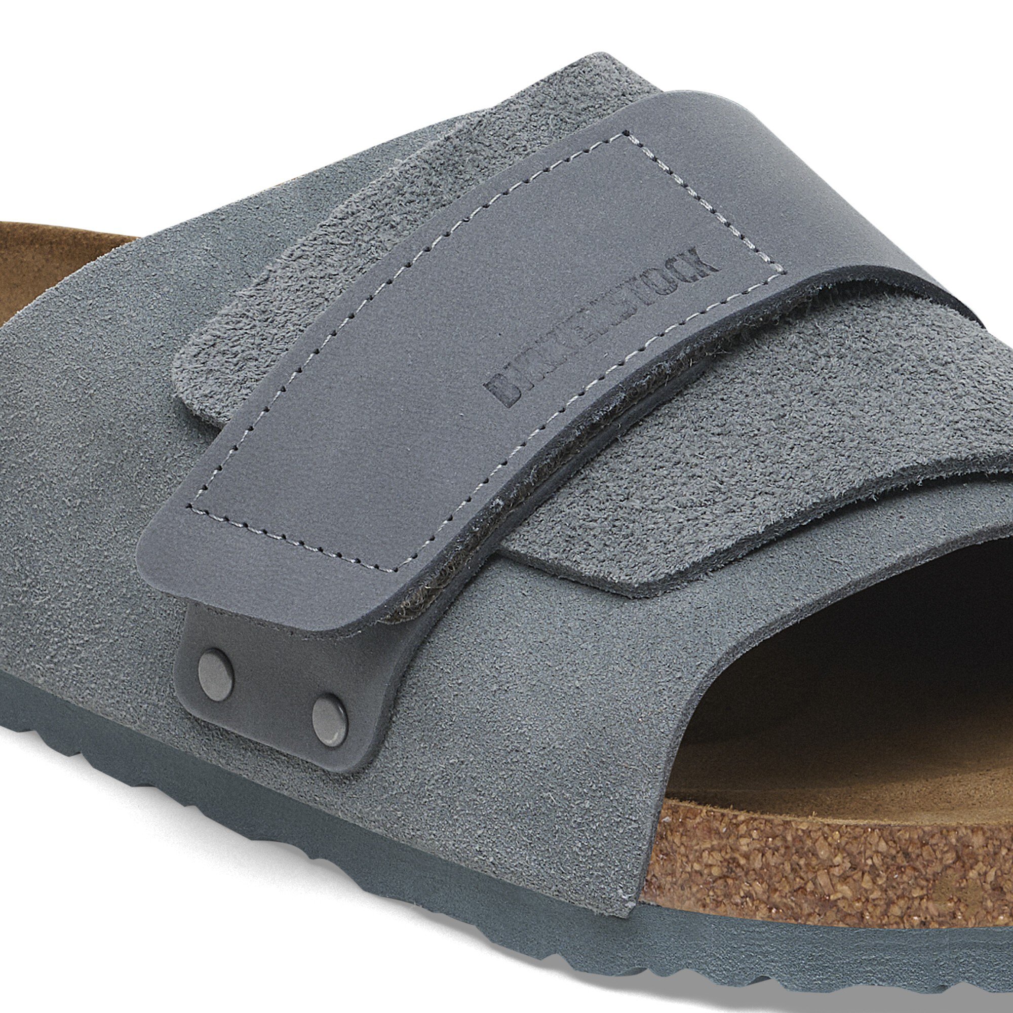 Kyoto Nubuck/Suede Leather Basalt Gray | BIRKENSTOCK