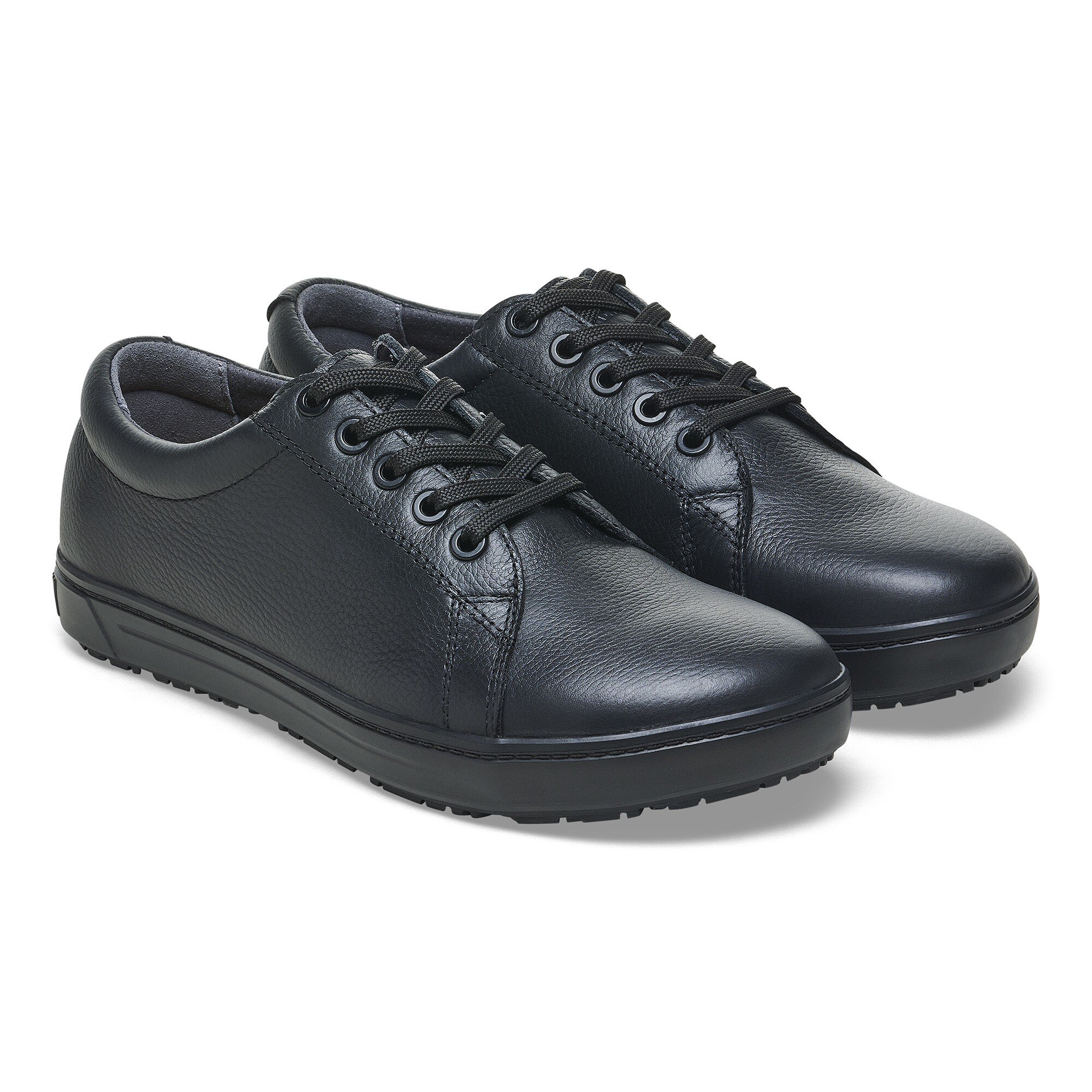 【新品同様】BIRKENSTOCK ワークシューズ レザー スニーカーQO500 QO 500 Leather Black | BIRKENSTOCK