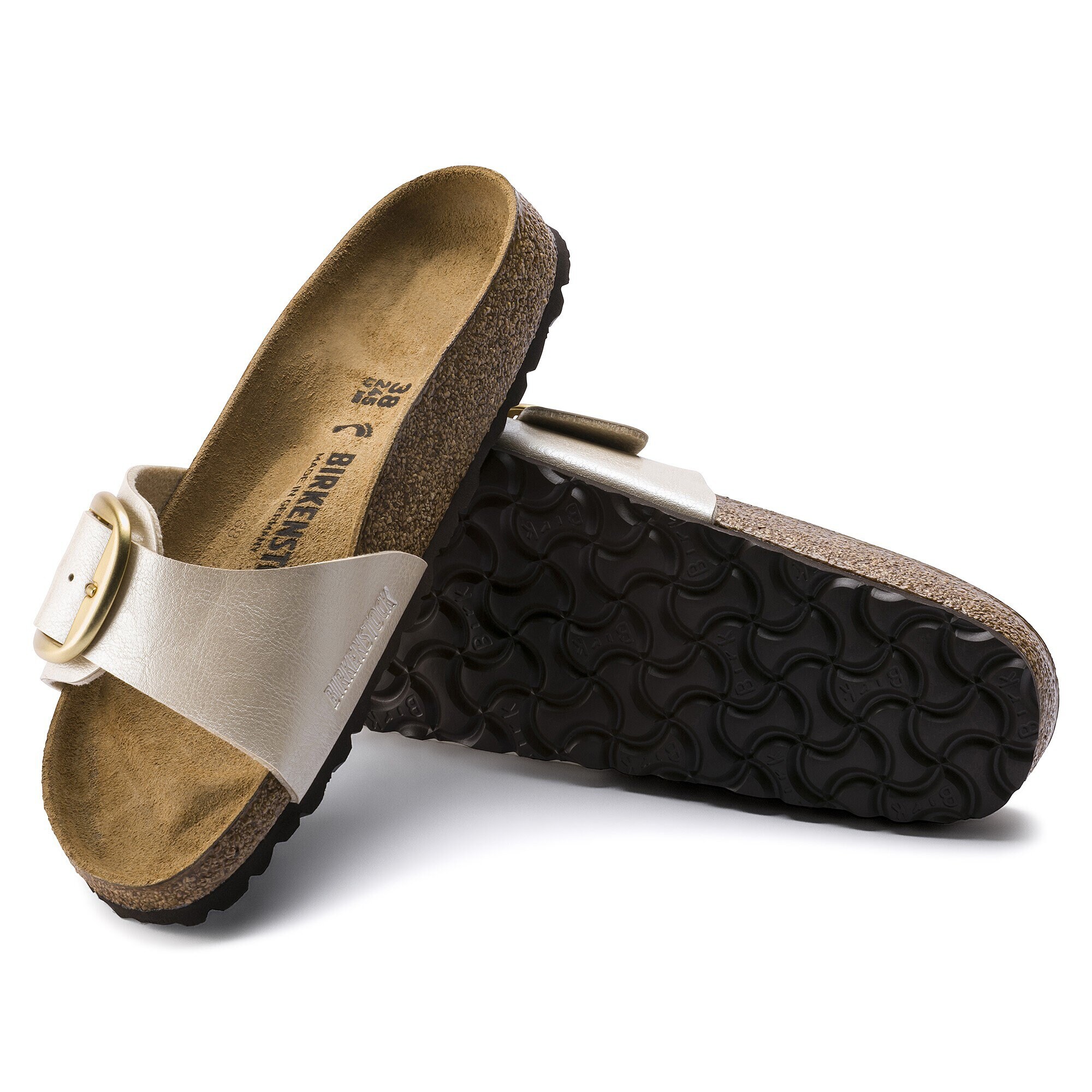 birkenstock madrid graceful pearl white