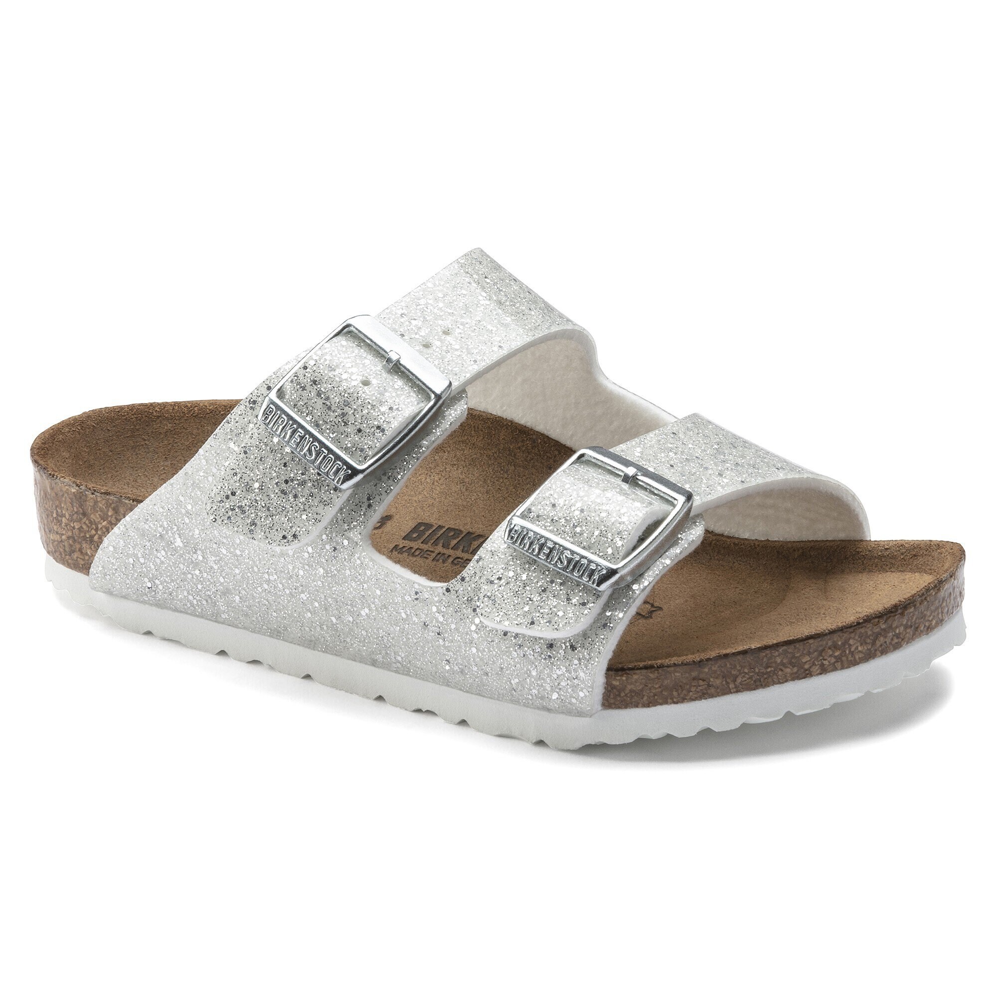 Arizona Kids Birko Flor Cosmic Sparkle White BIRKENSTOCK