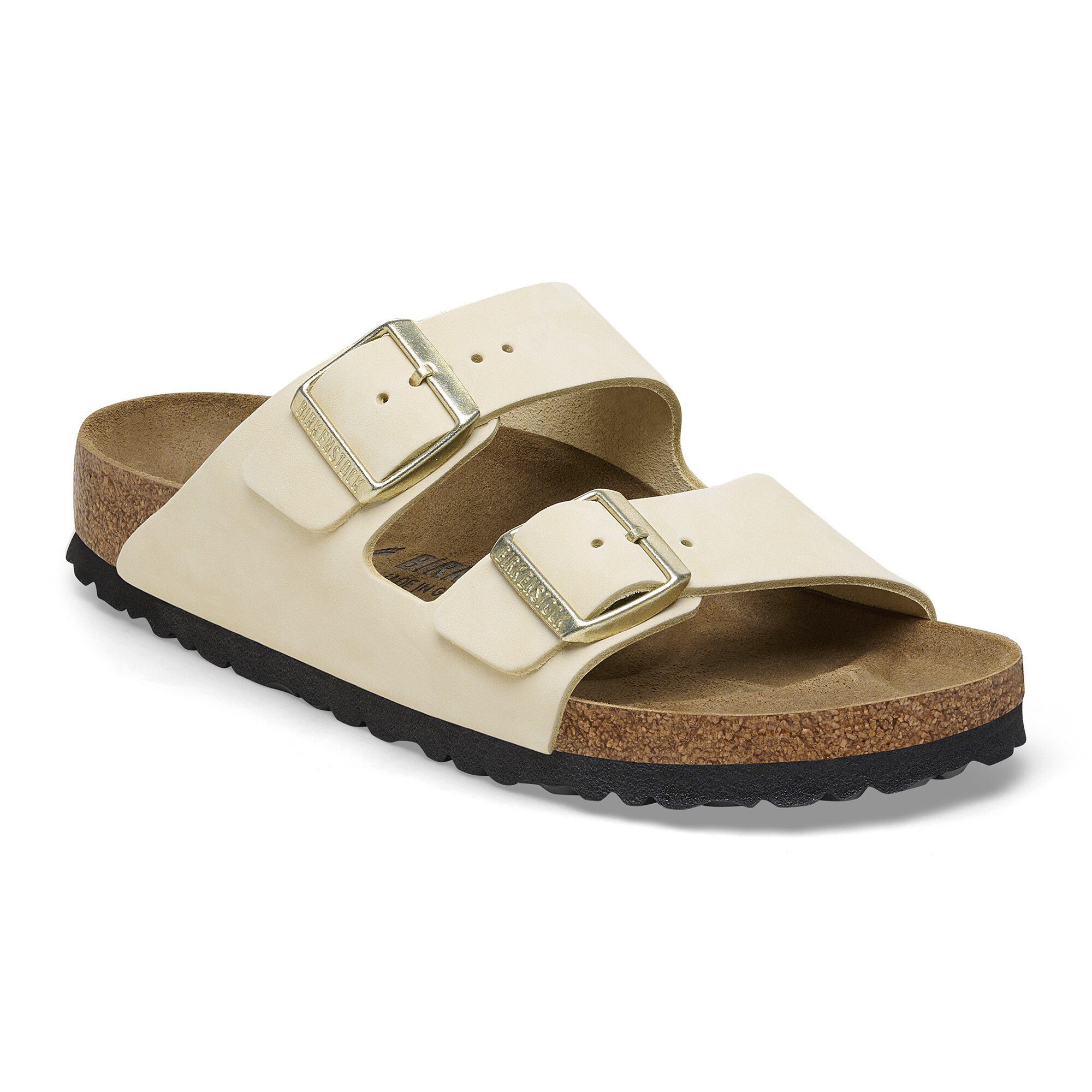 Arizona Nubuk Leather Ecru BIRKENSTOCK