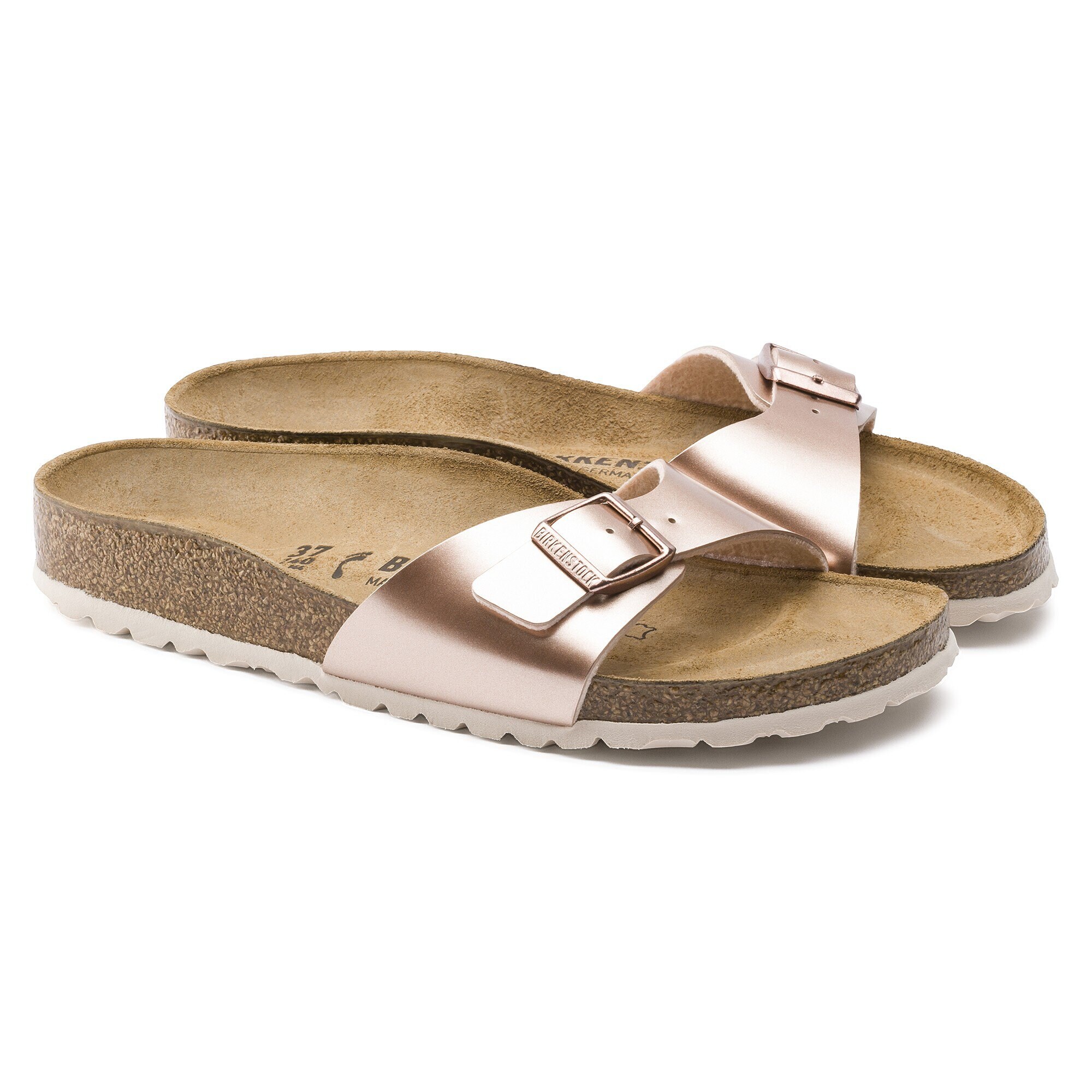 birkenstock metallic copper