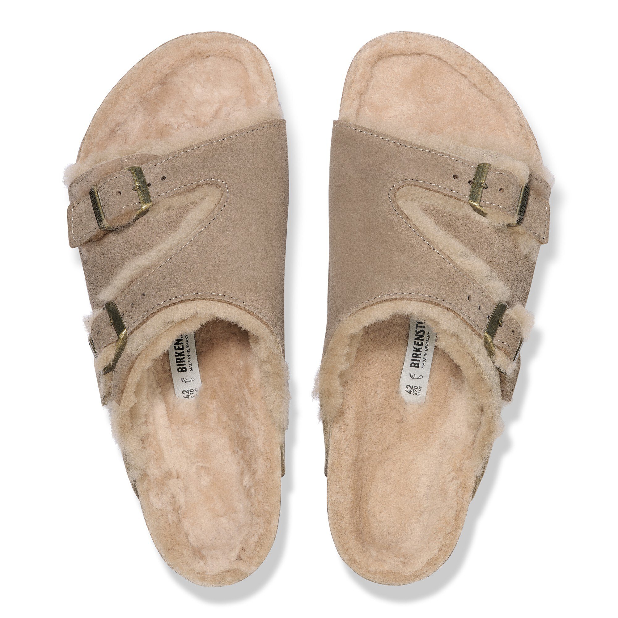 BIRKENSTOCK チューリッヒ 38 24.5 スエードレザー トープ BIRKENSTOCK ビルケンシュトック チューリッヒ スエードレザー