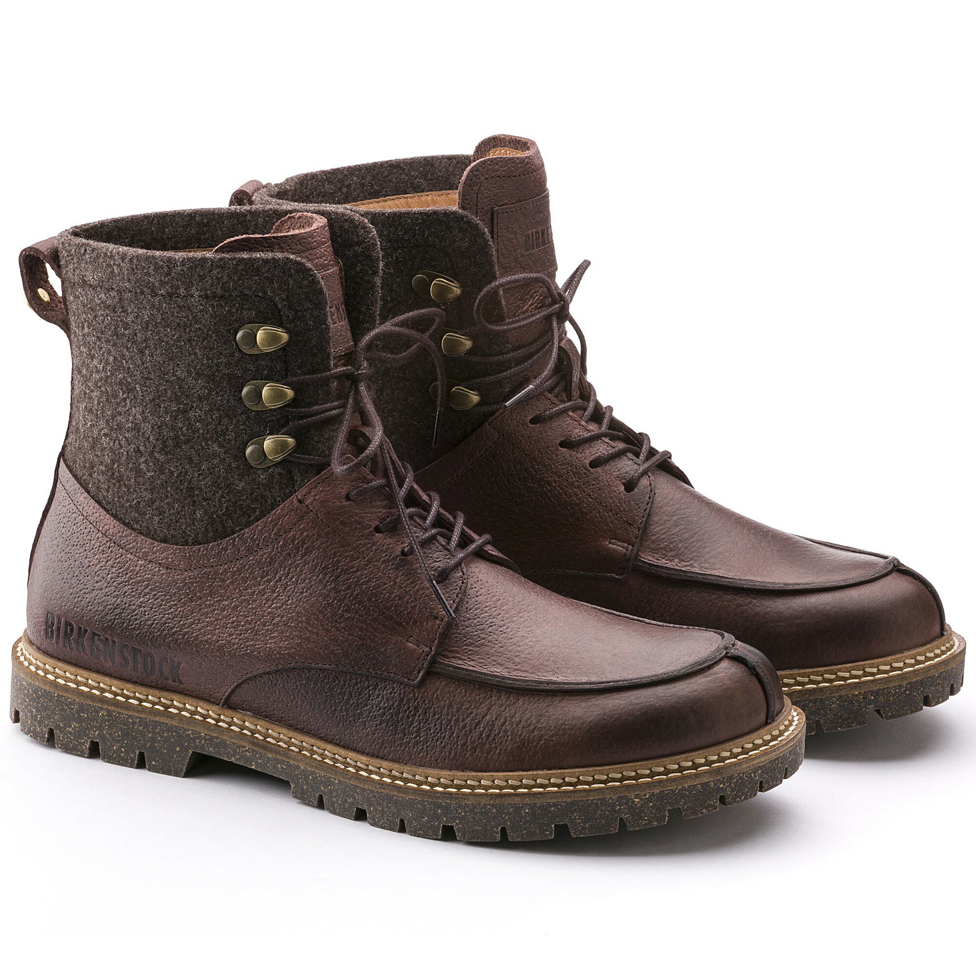 Timmins Embossed Natural Leather ブラウン