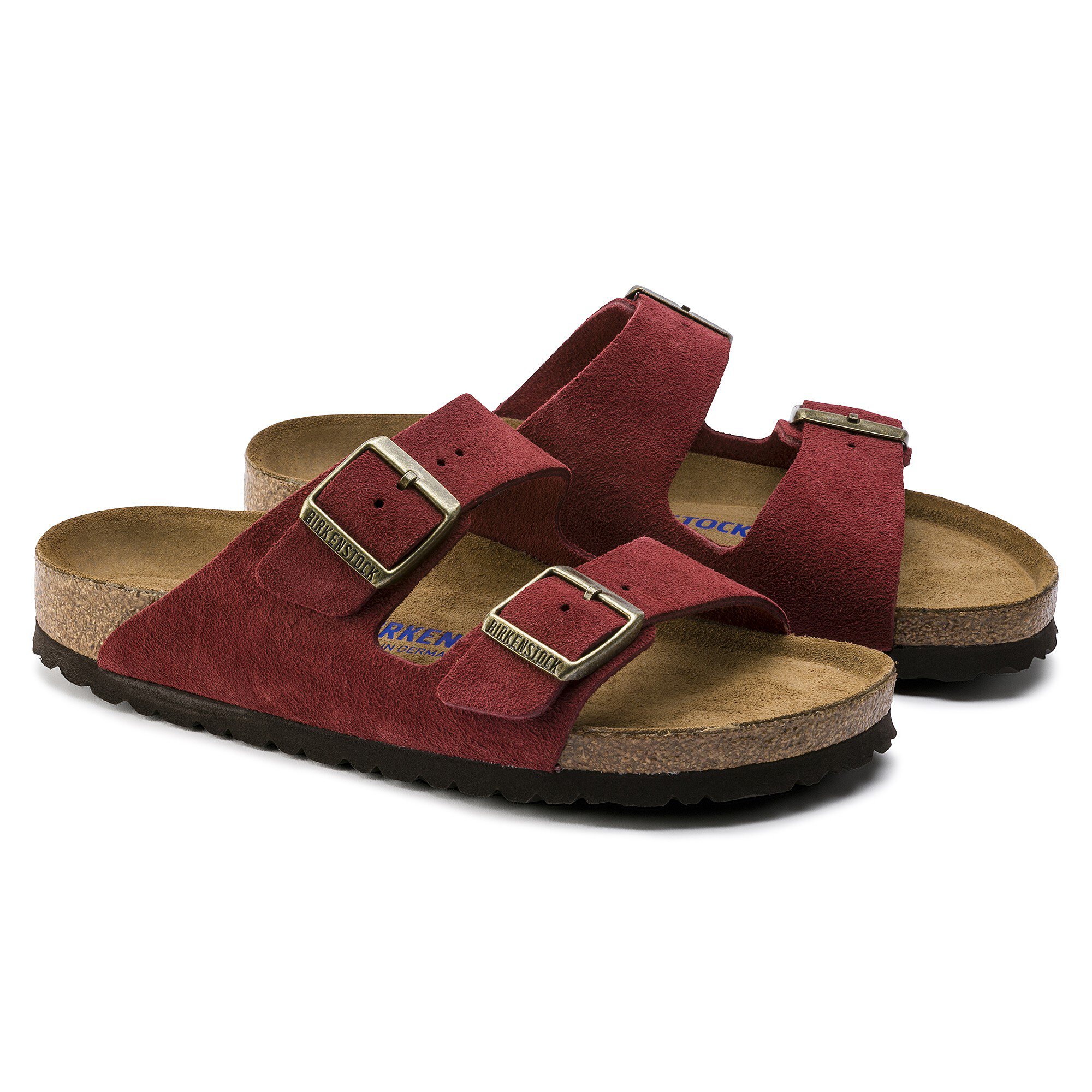 birkenstock arizona port suede