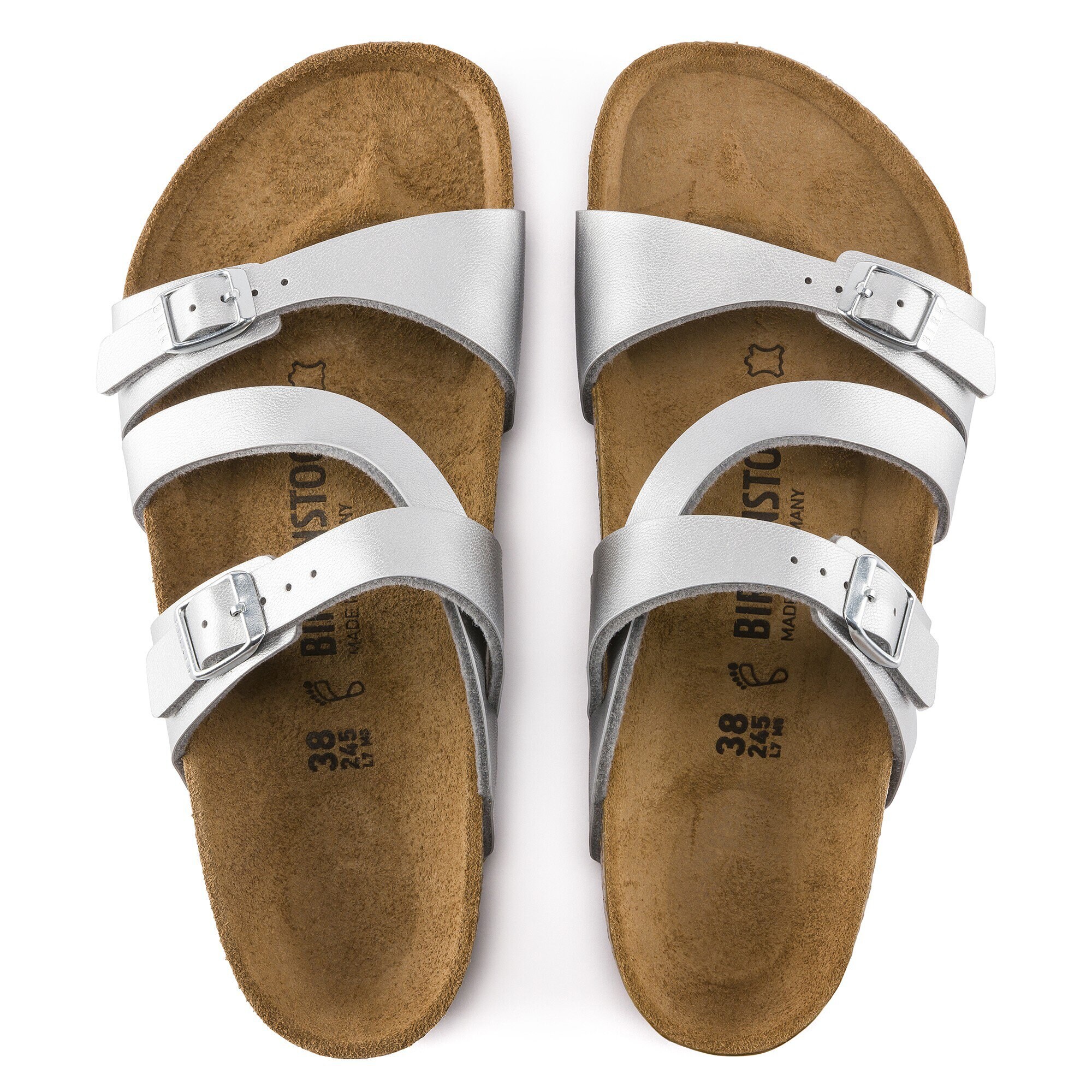 birkenstock salina silver
