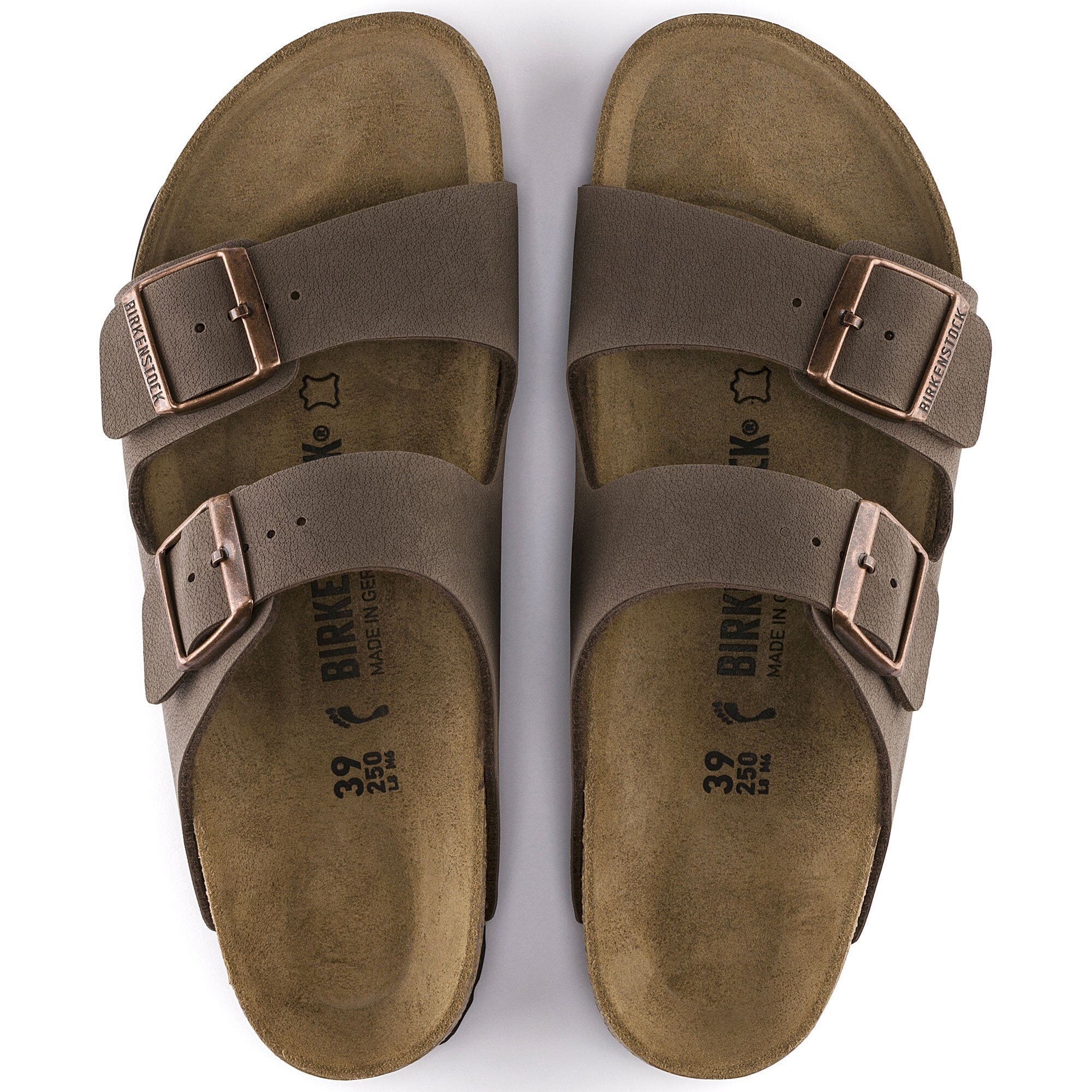 Kæreste Ledningsevne Refinement Arizona Birko-Flor Nubucklæder Mocha | BIRKENSTOCK