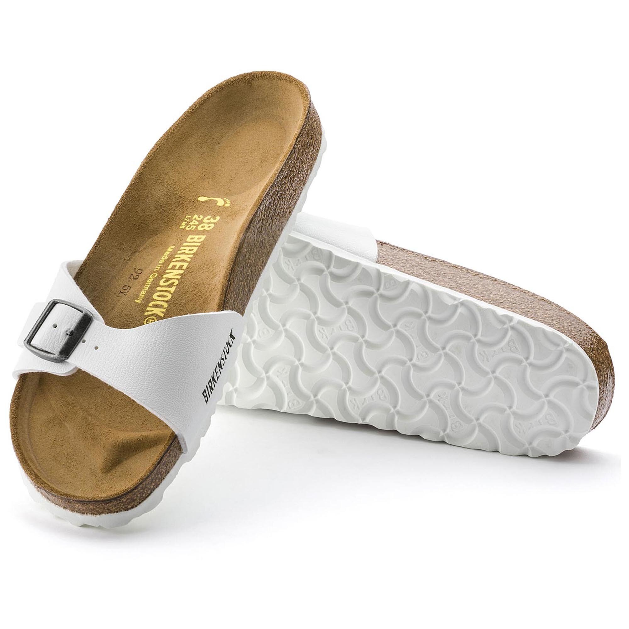 white one strap birkenstocks