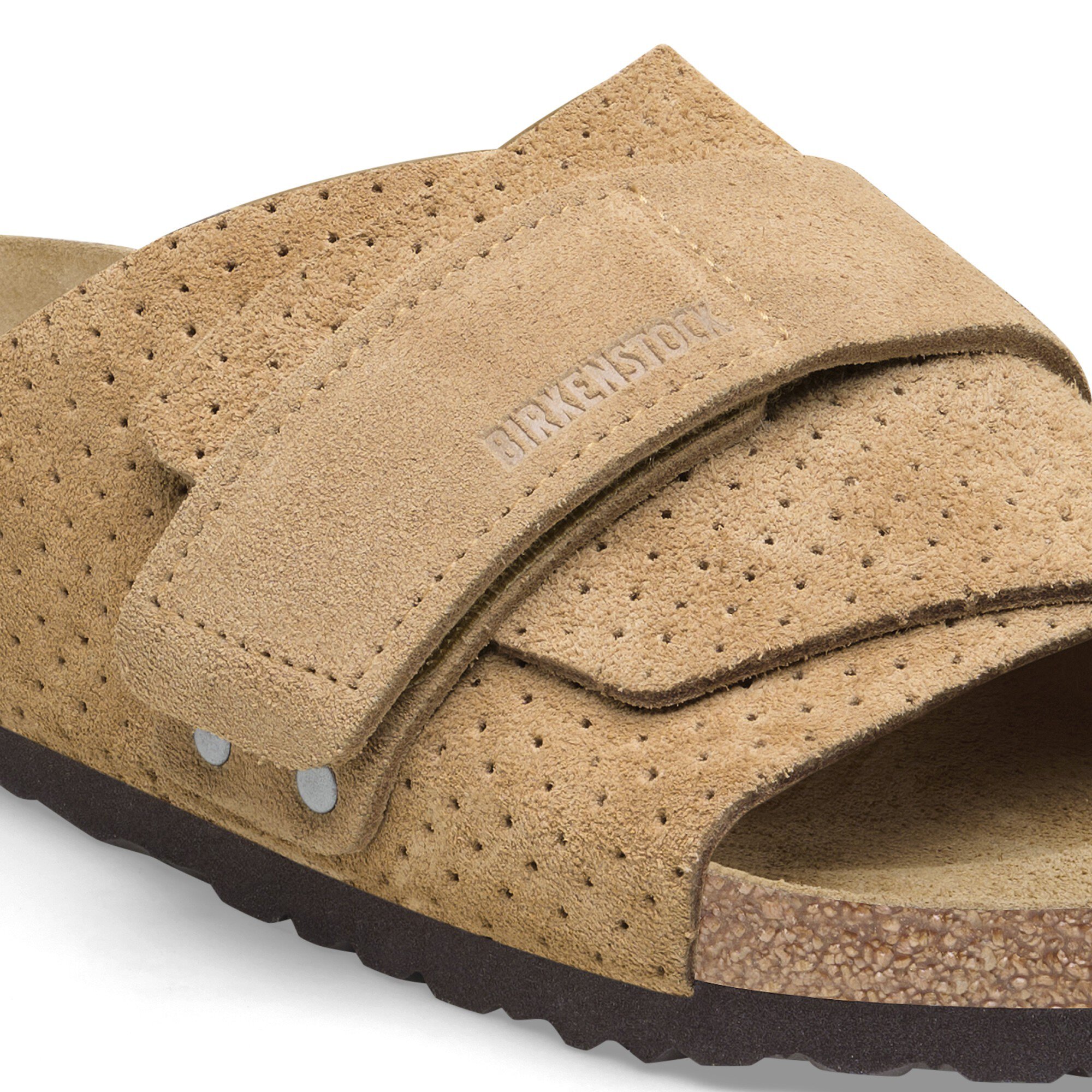 Kyoto Suede Embossed New Beige | BIRKENSTOCK