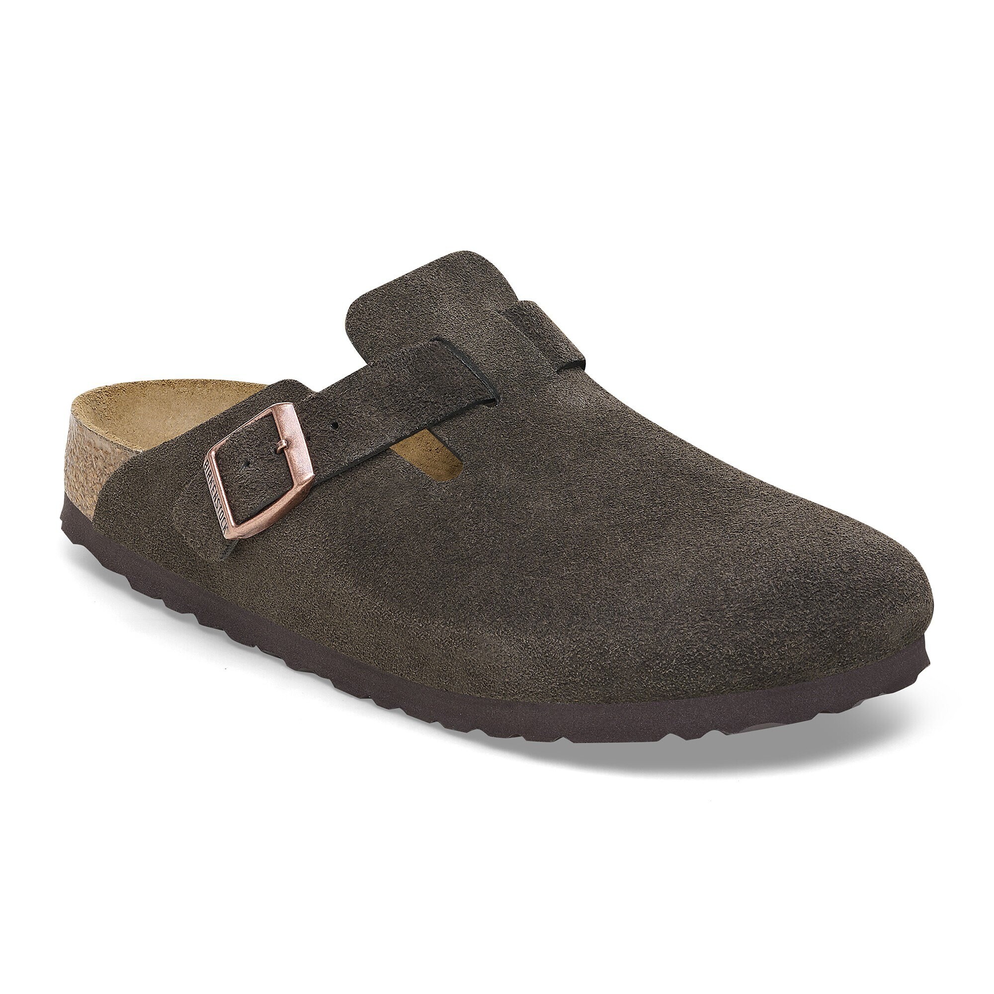 suede birkenstock clogs