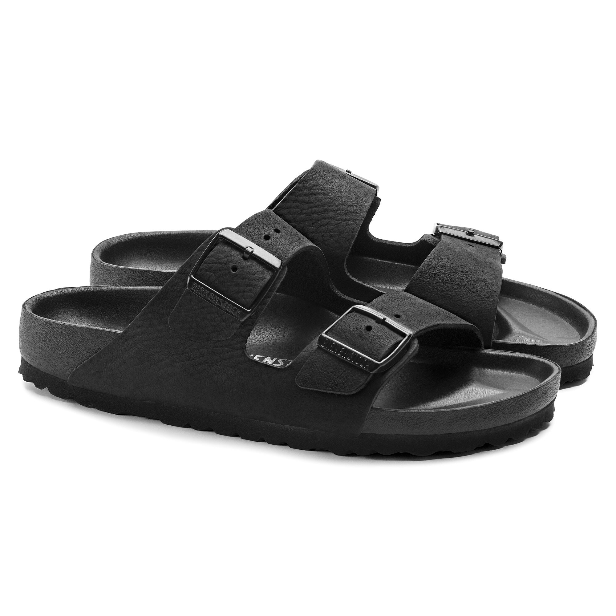 birkenstock arizona natural leather black