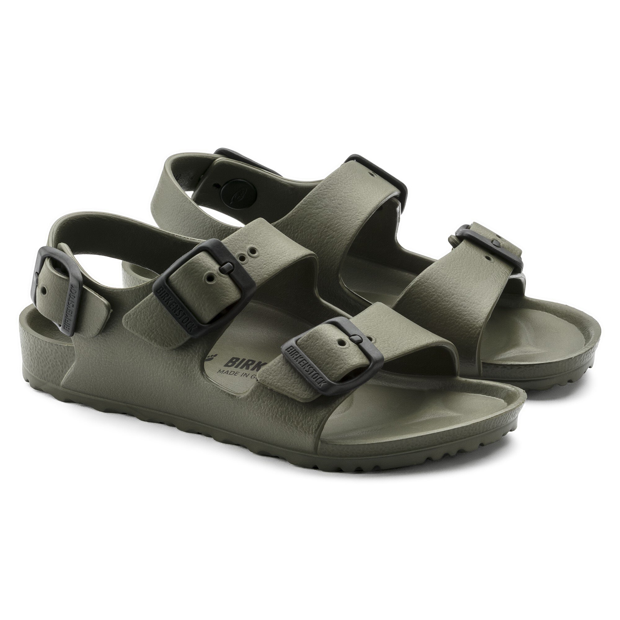 khaki birkenstock eva