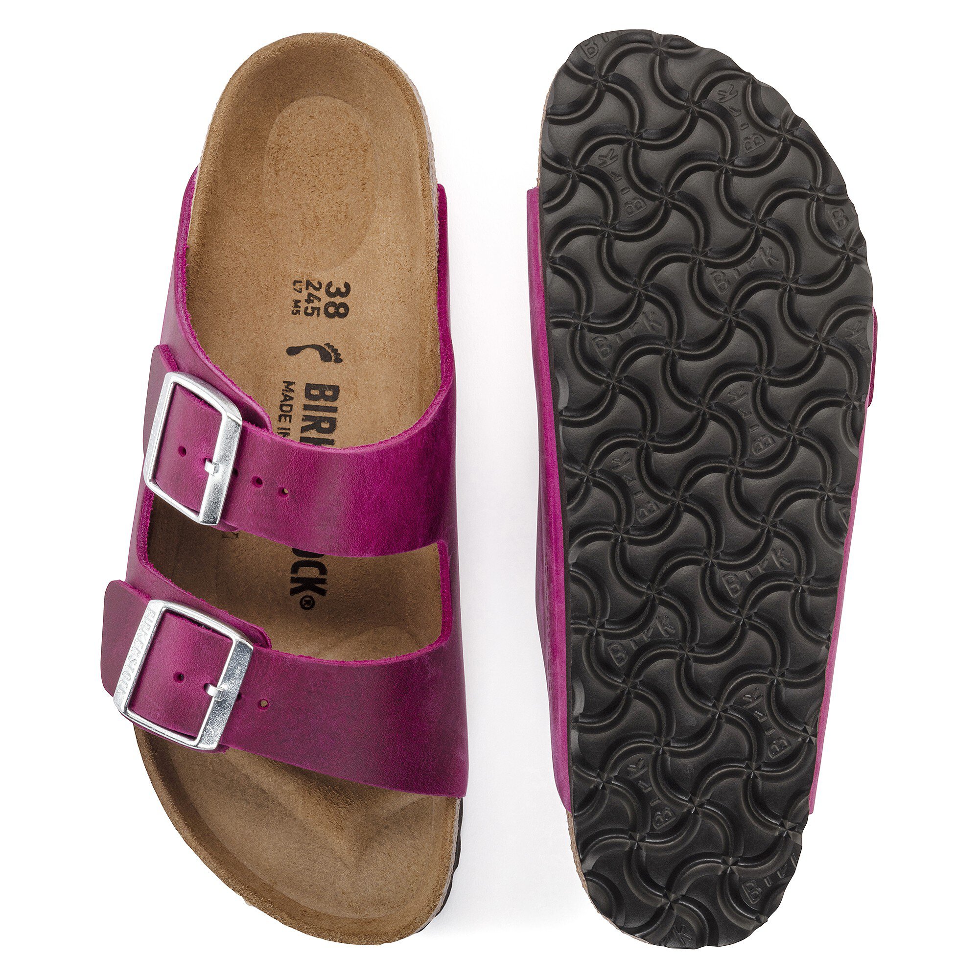 Pink metallic deals birkenstocks
