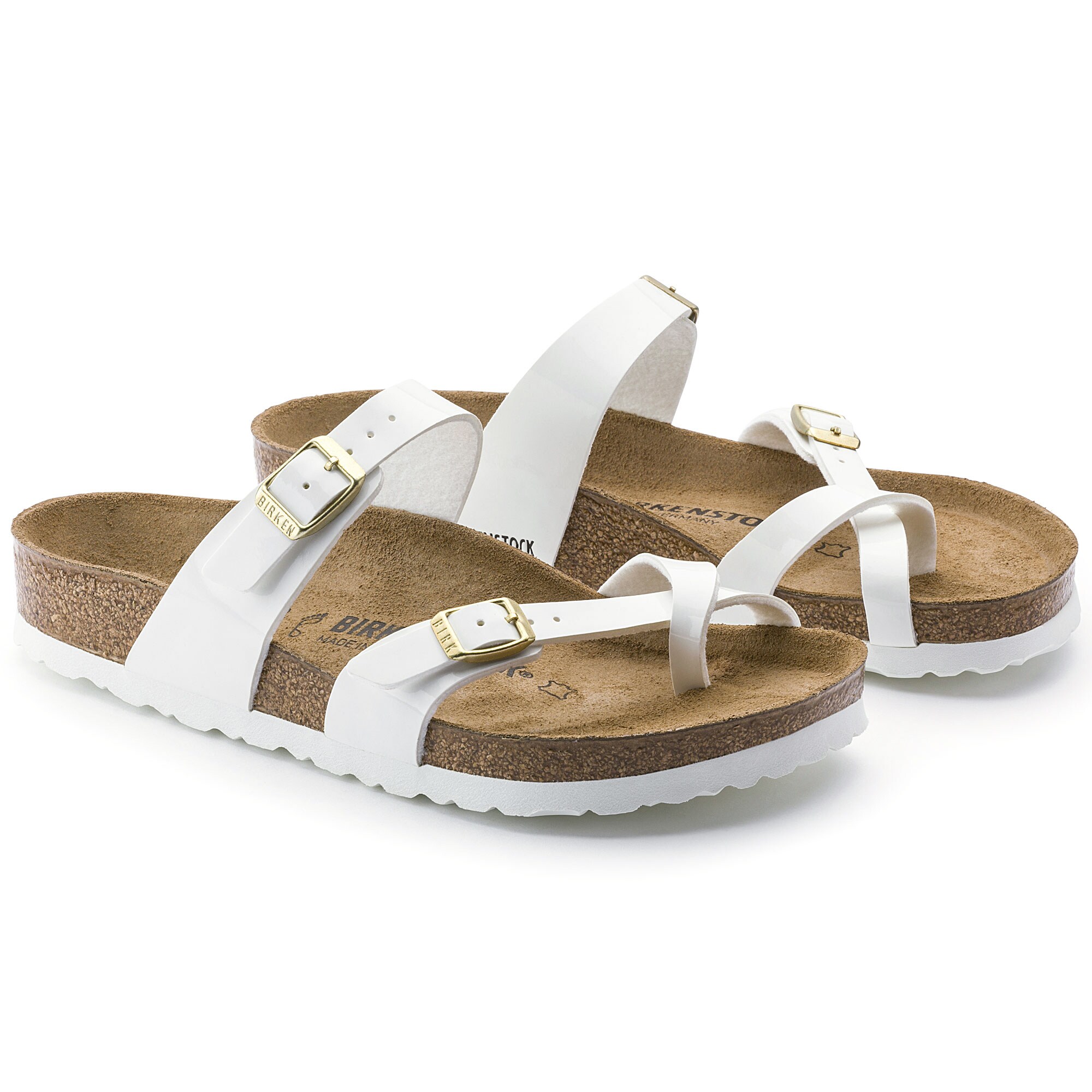 birkenstock mayari patent white