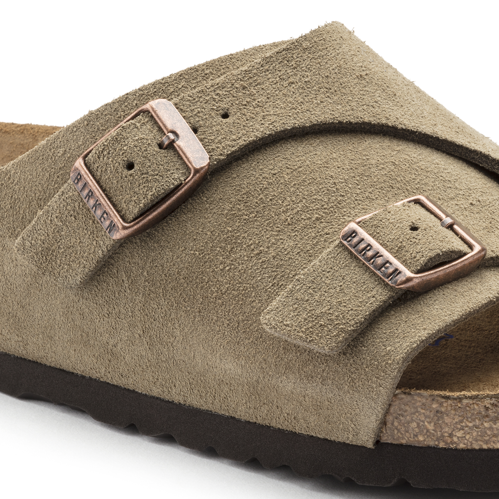 Zürich Soft Footbed Suede Leather Taupe | BIRKENSTOCK