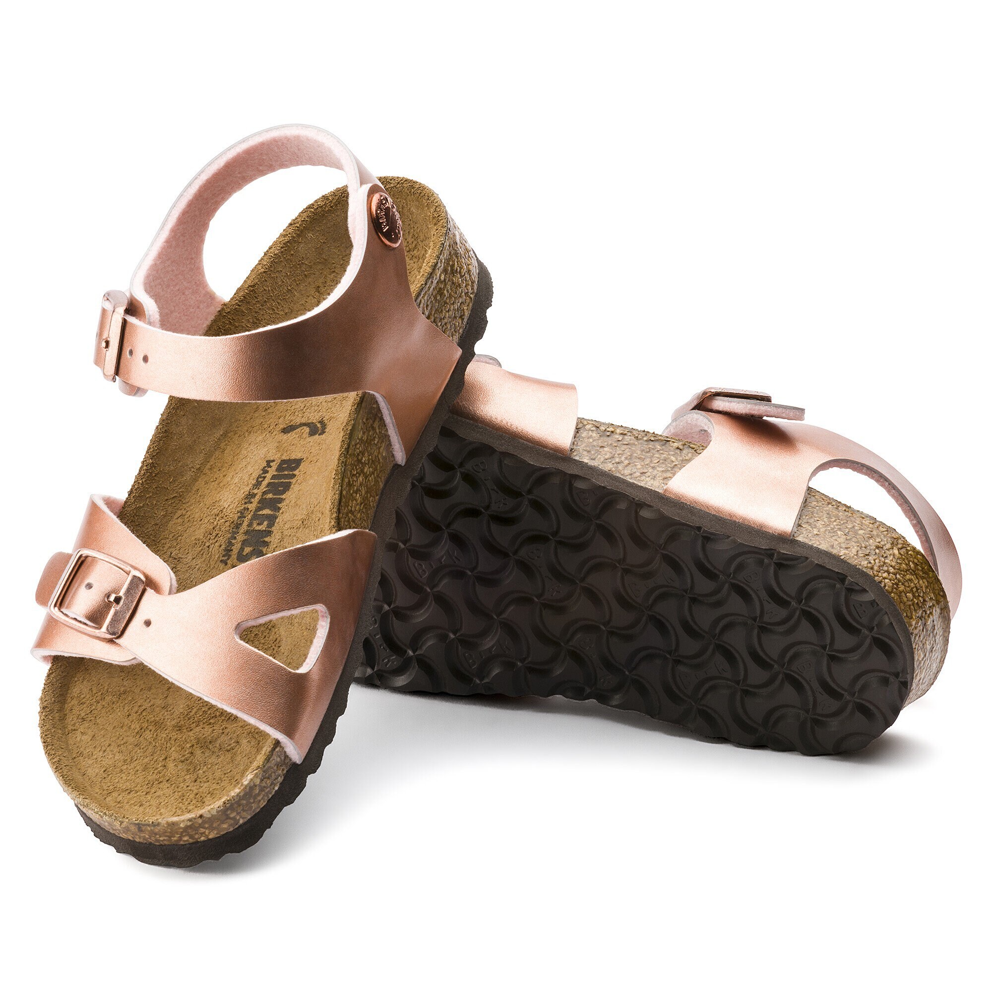 rose gold birkenstock