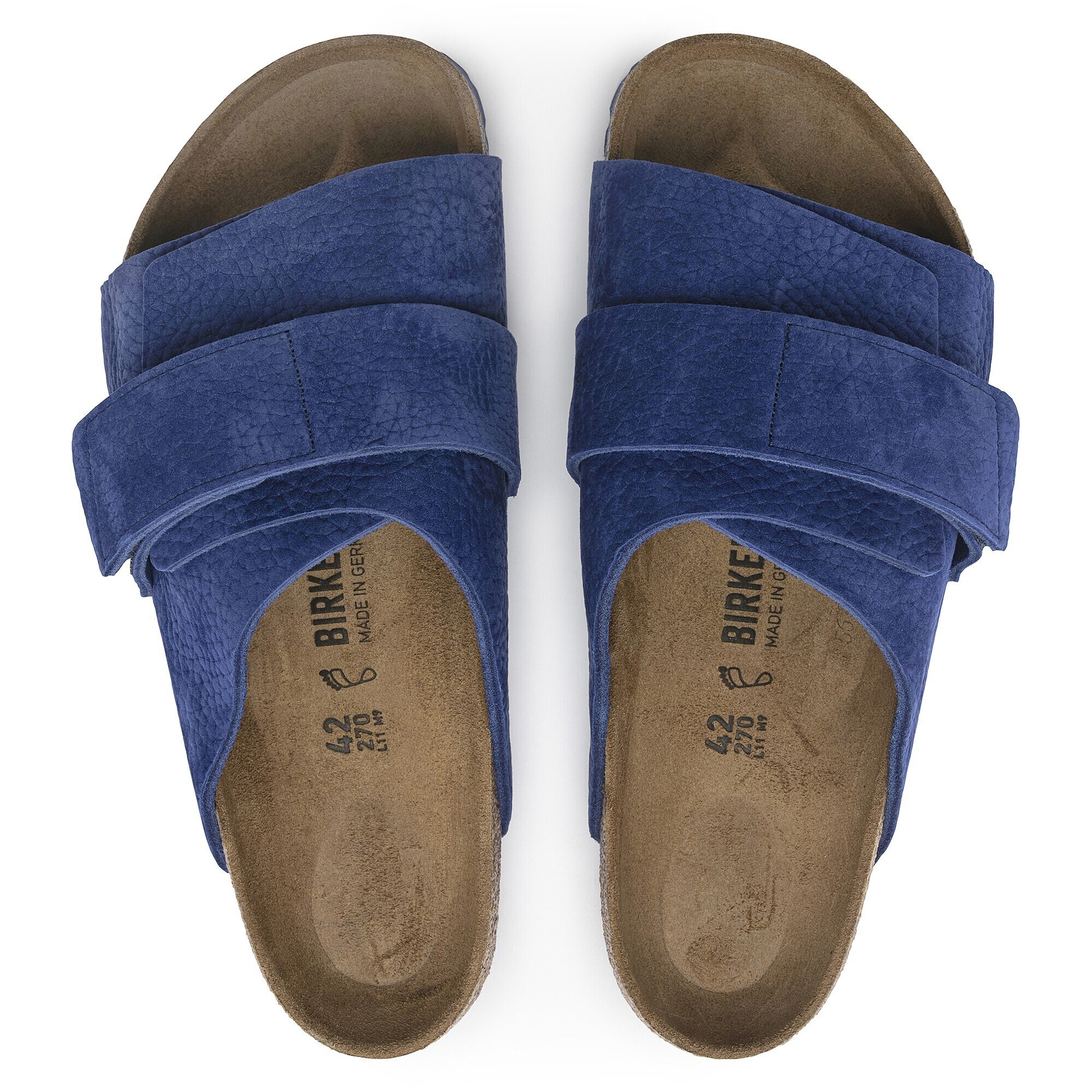 Kyoto Nubuk Leather Desert Buck Indigo Blue BIRKENSTOCK