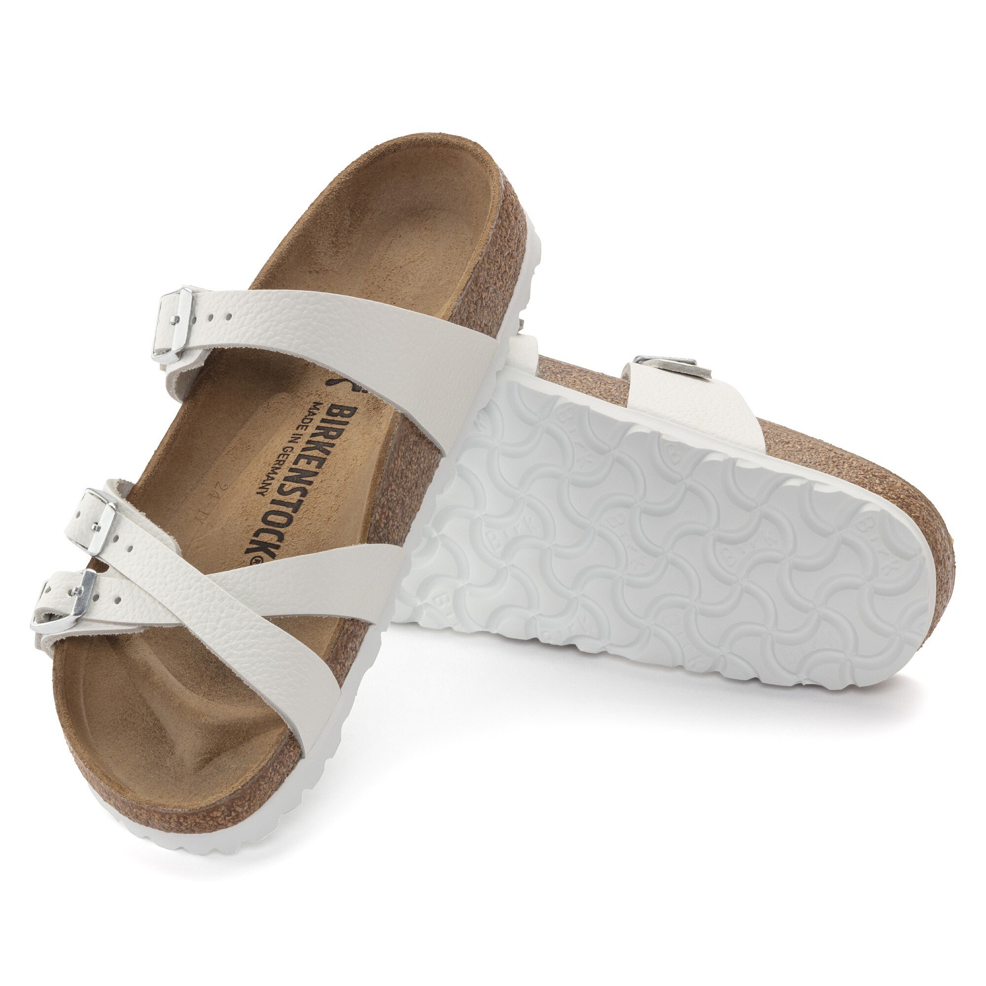 White leather best sale birkenstocks
