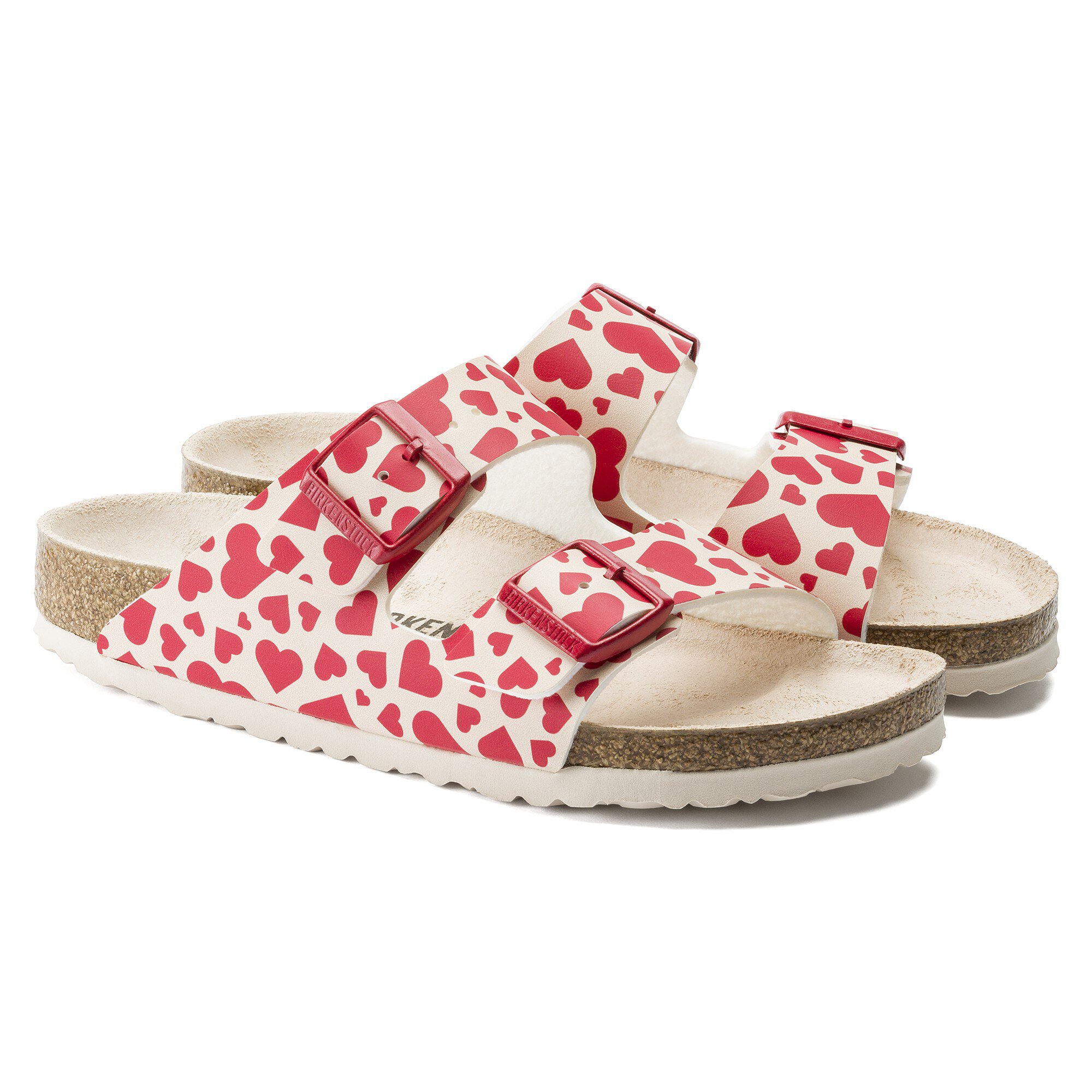 Birkenstock arizona hearts red Clearance