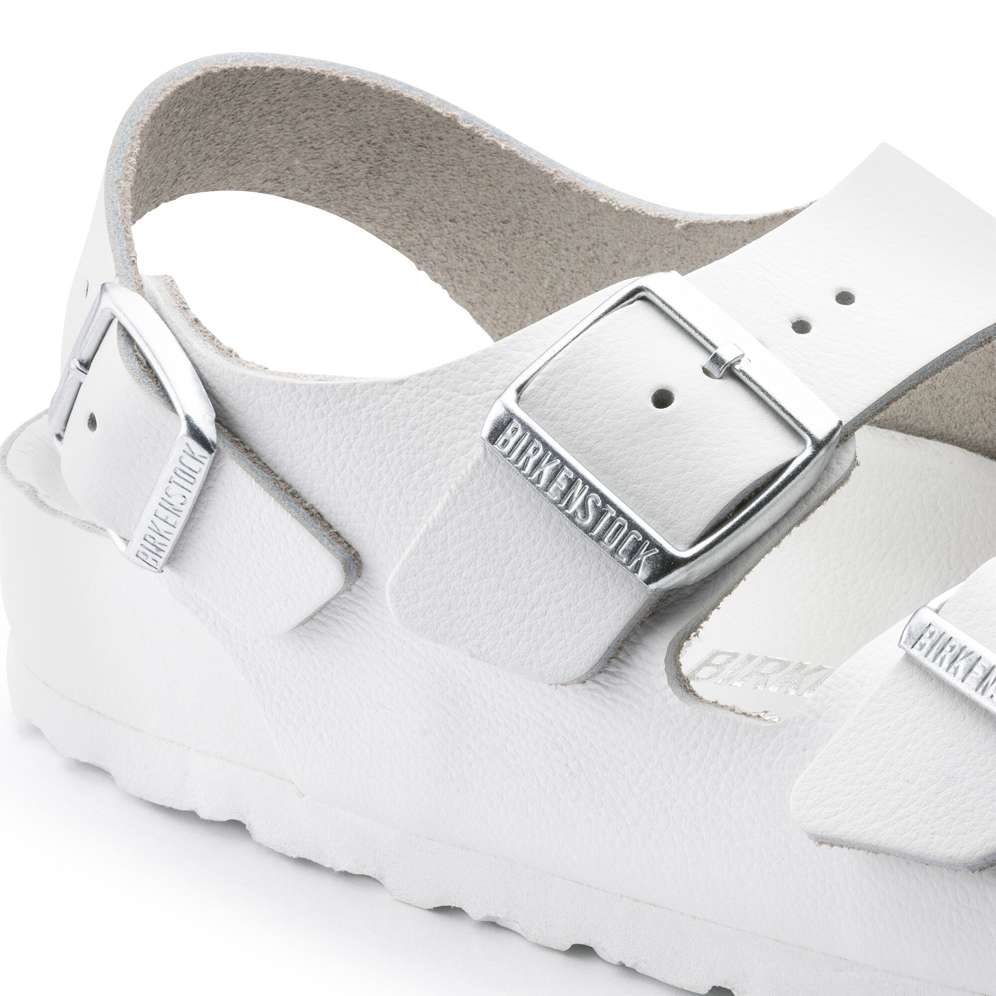 white strap birkenstocks