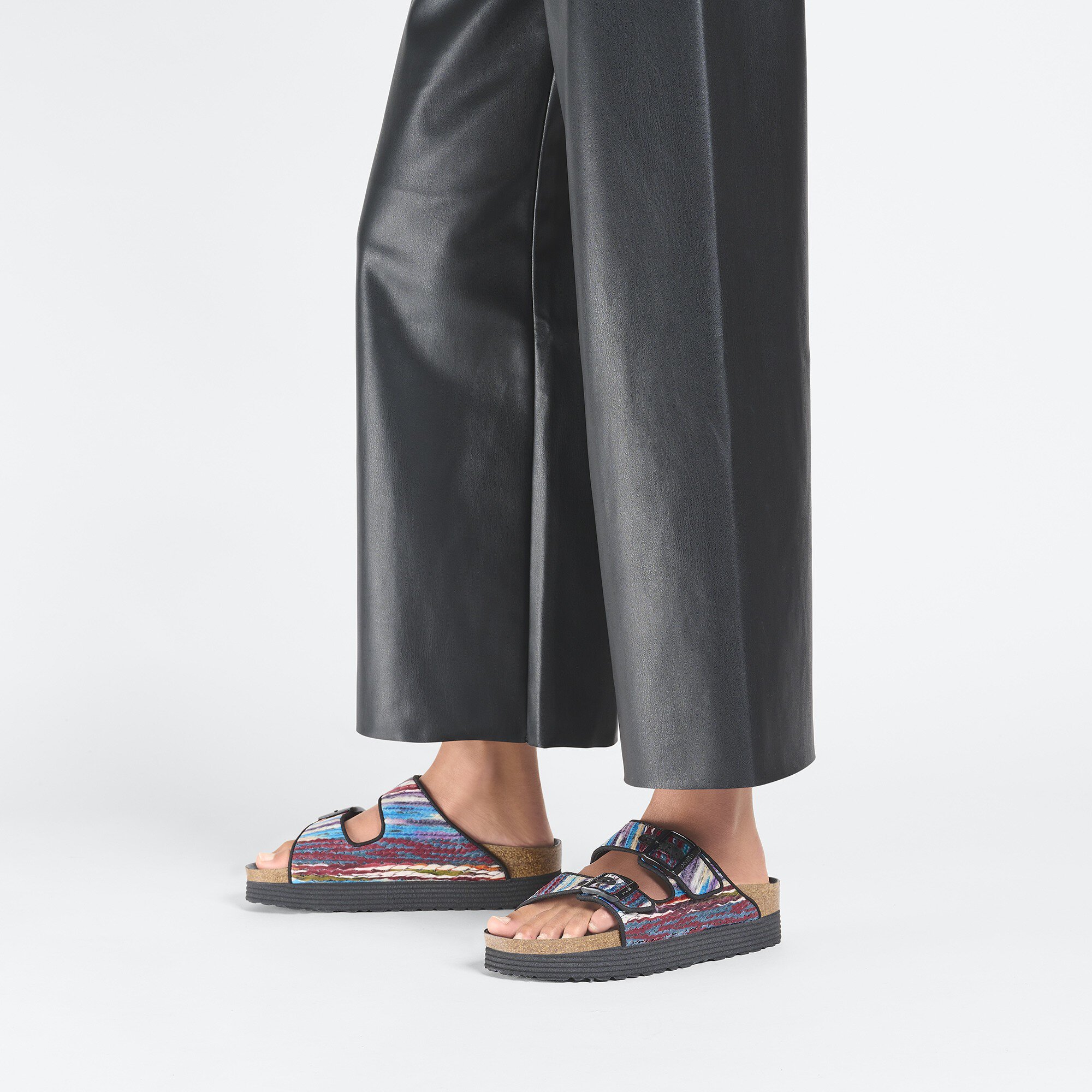 Paula M'Adle　シルクスクリーン　Duo Arizona Flex Platform Textile in Color Multi Turquoise