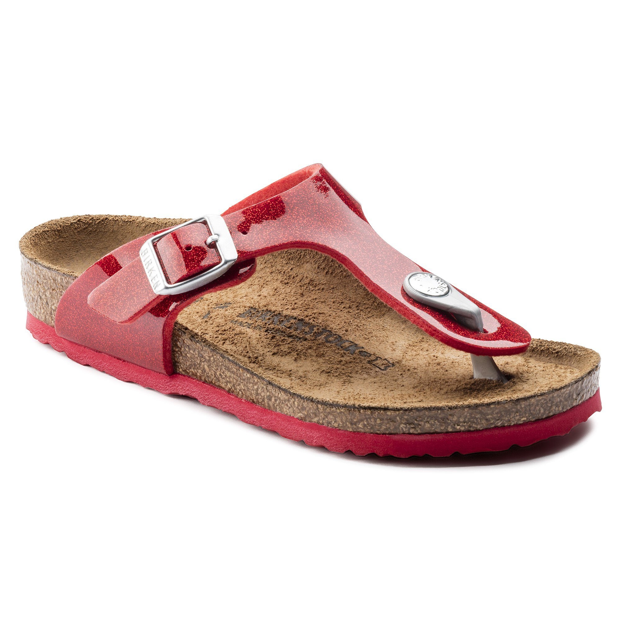 red gizeh birkenstock sandals